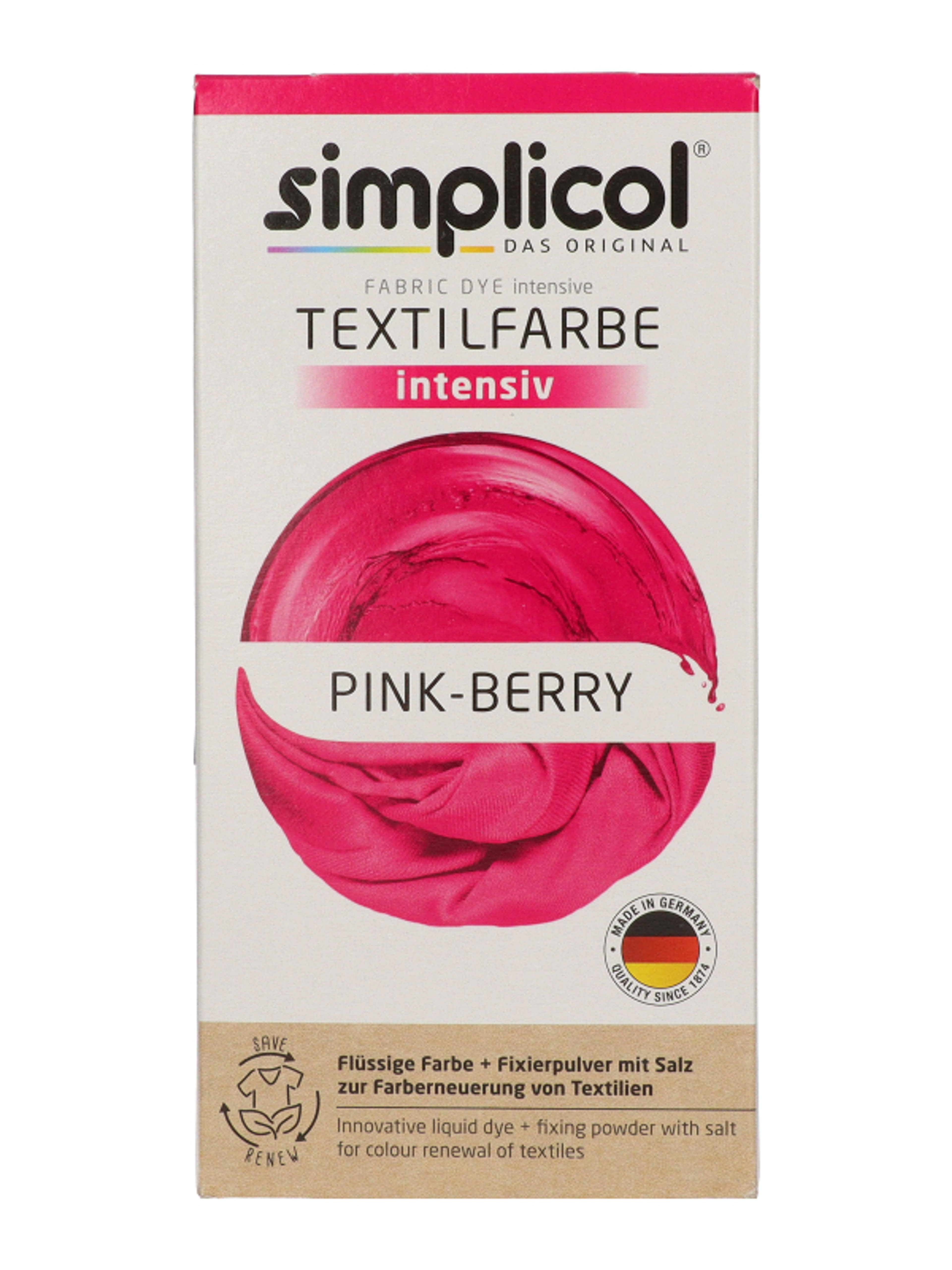 Simplicol textilfesték /pink - 1 db