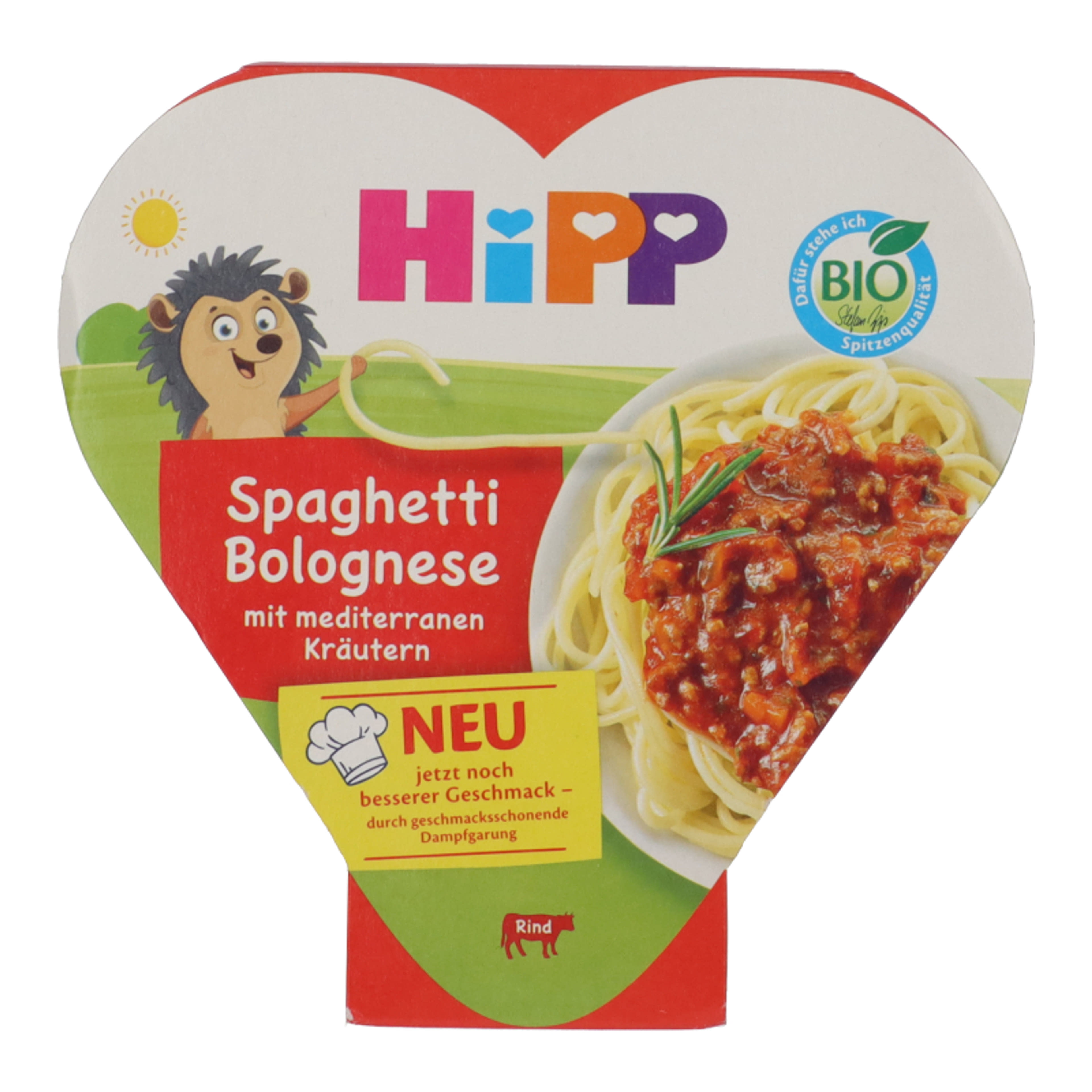 HiPP Bio bolognai spagetti tésztakészítmény marhahússal 1 éves kortól - 250 g-2