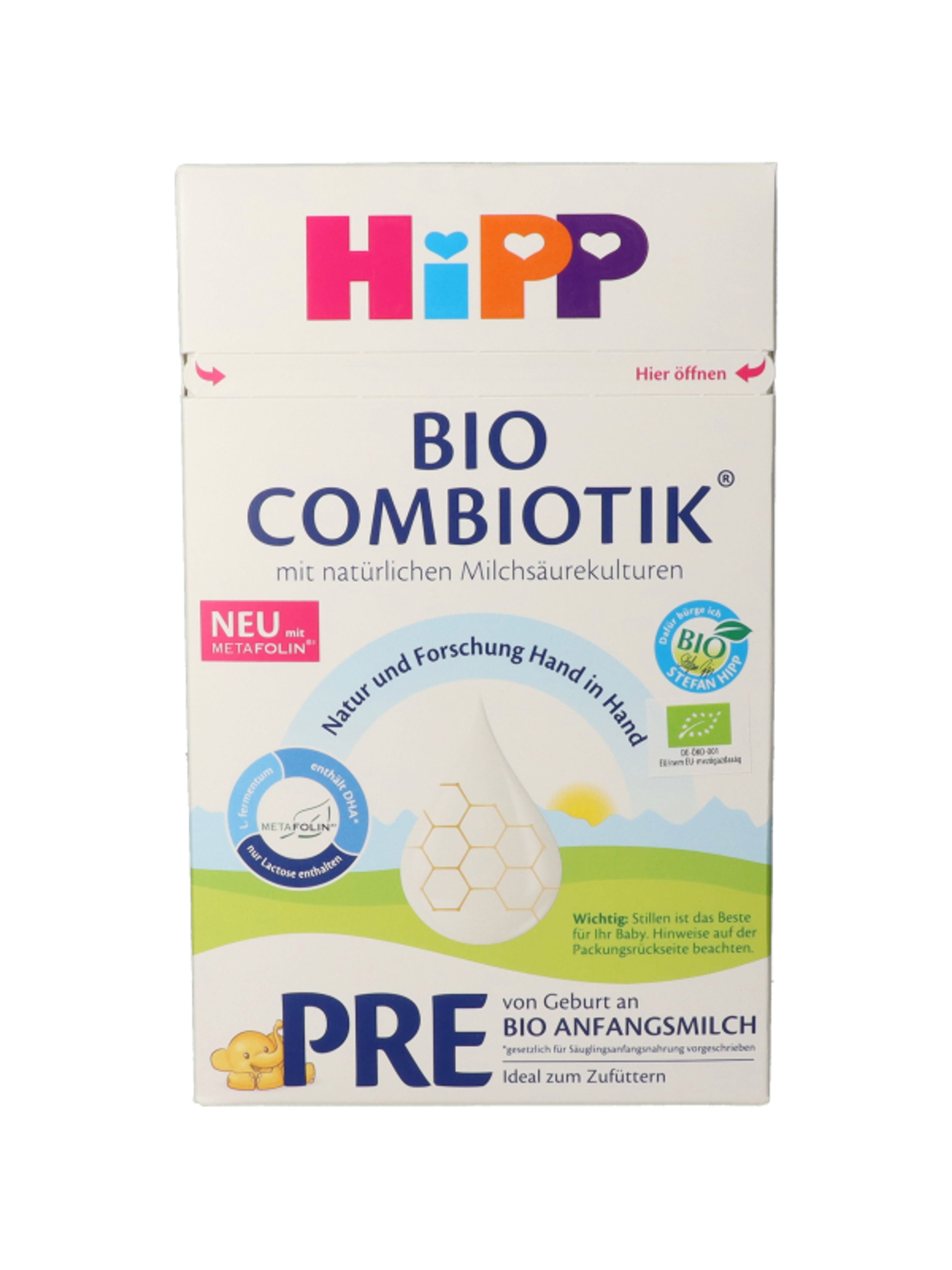 Hipp pre bio combiotik tapszer 0h+ 600g