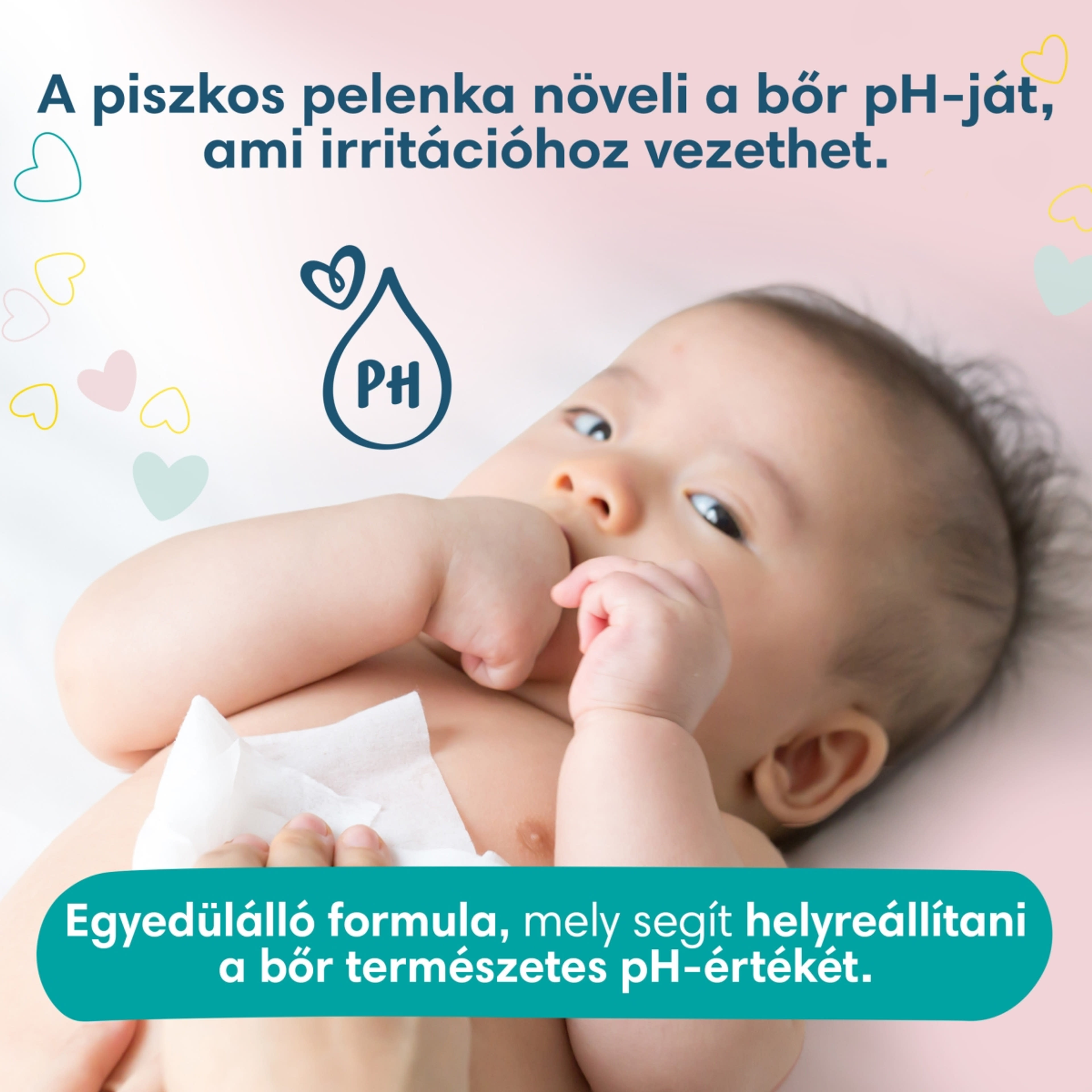 Pampers Sensitive törlőkendő - 52 db-3