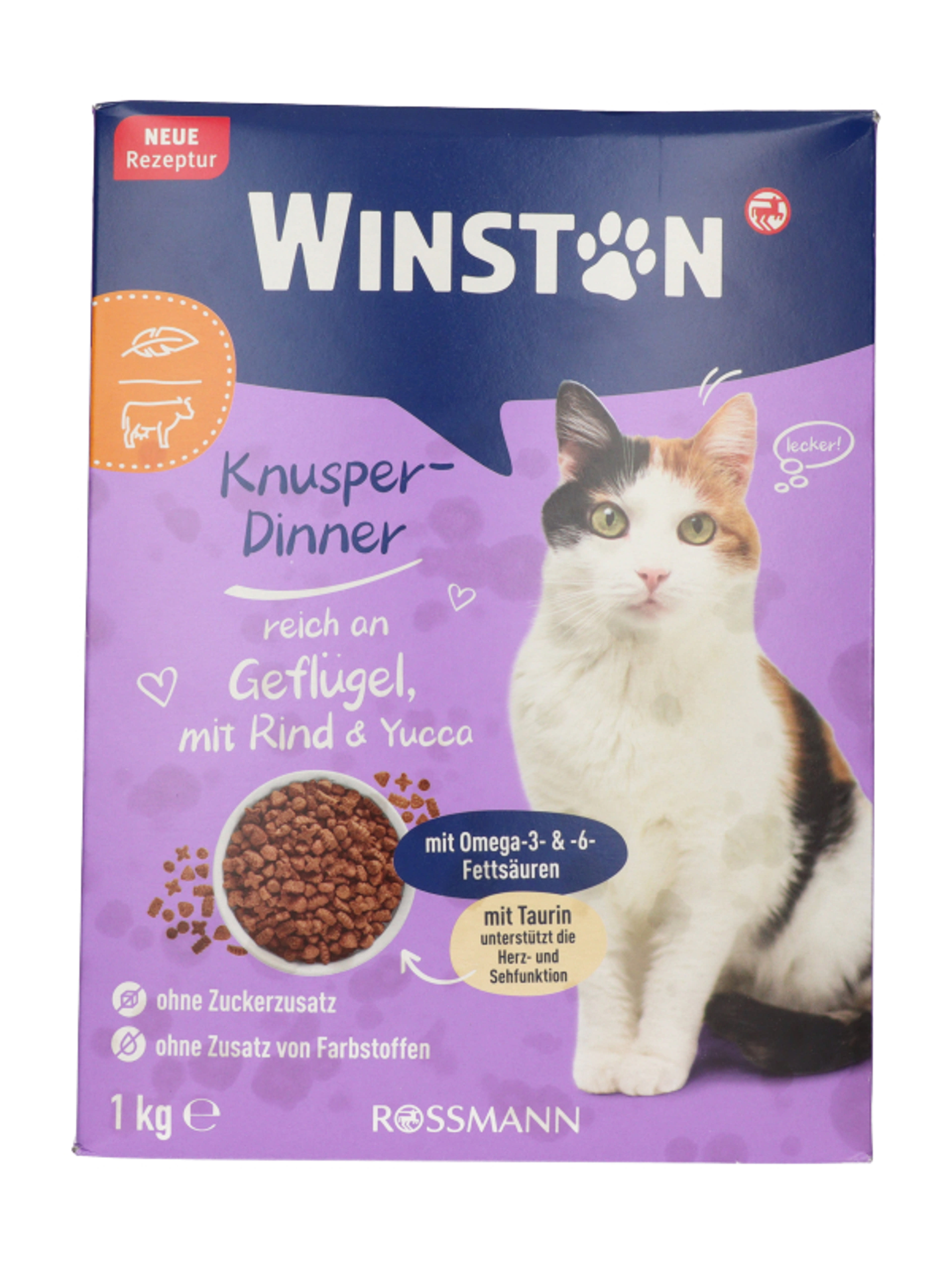 Winston Ropogós vacsora szárazeledel macskáknak, marha,vad- szárnyashússal és zöldségekkel - 1 kg-4