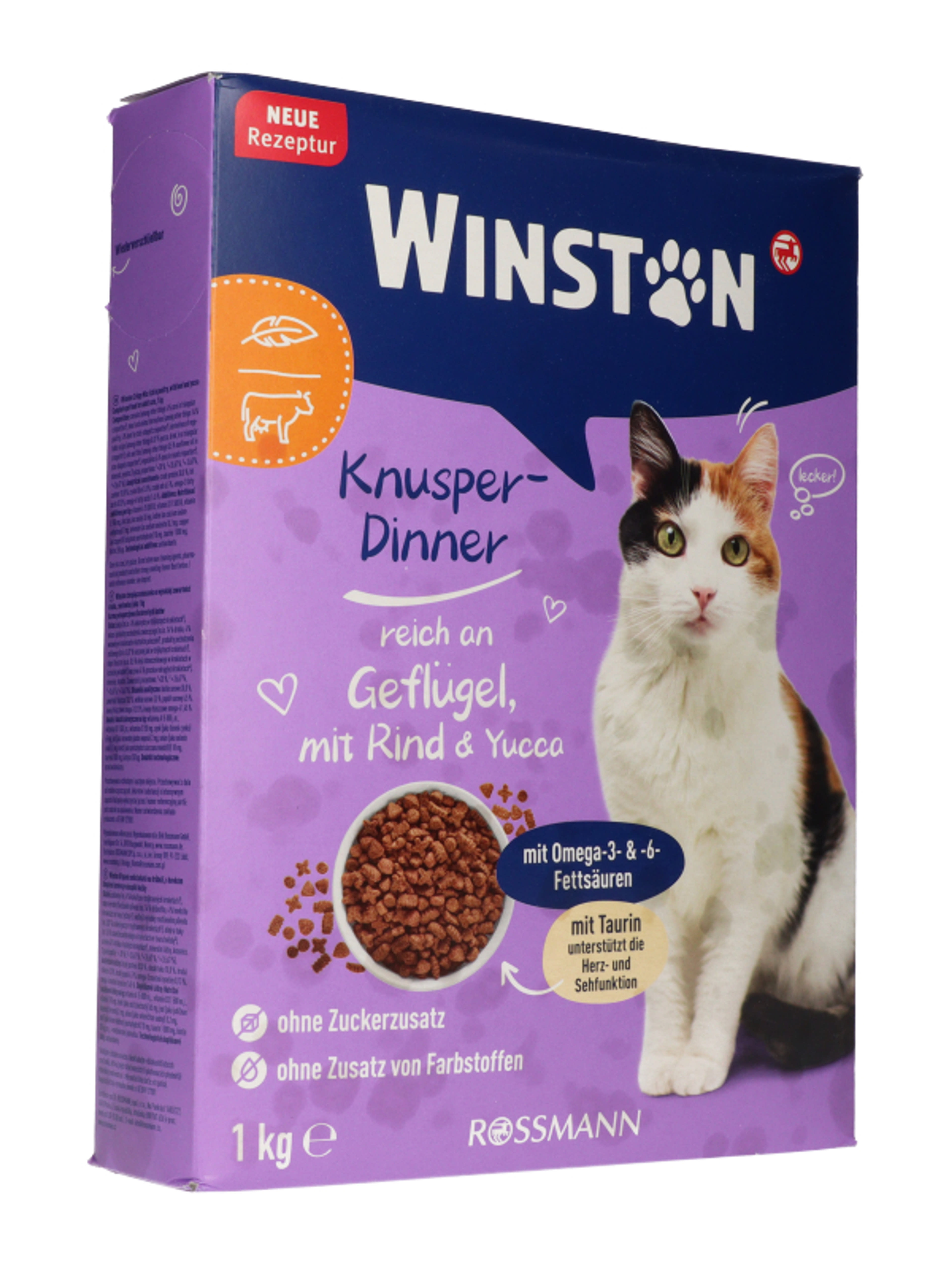 Winston Ropogós vacsora szárazeledel macskáknak, marha,vad- szárnyashússal és zöldségekkel - 1 kg-7