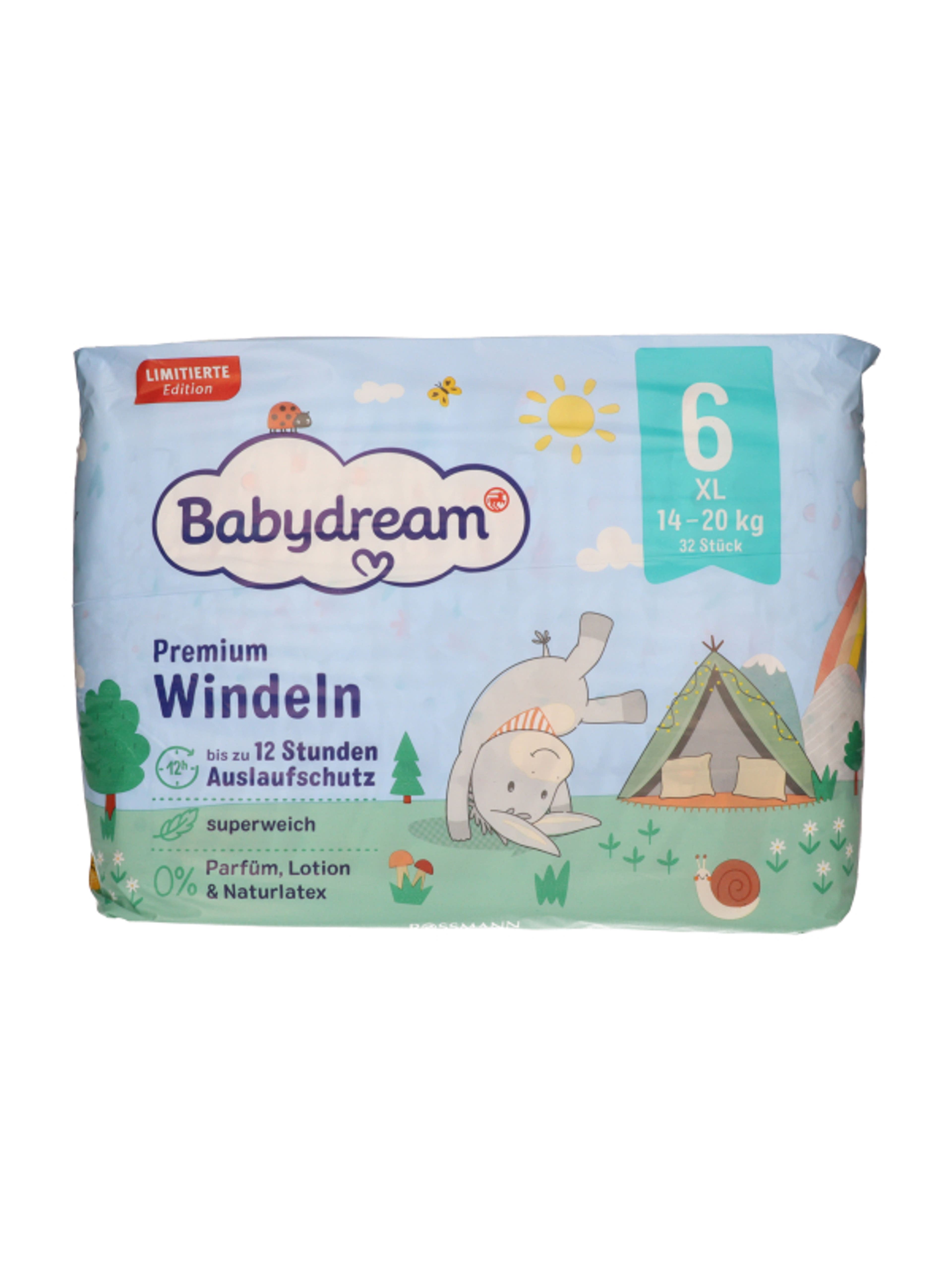 Babydream pelenka XL 6-os 14-20 kg  - 32 db