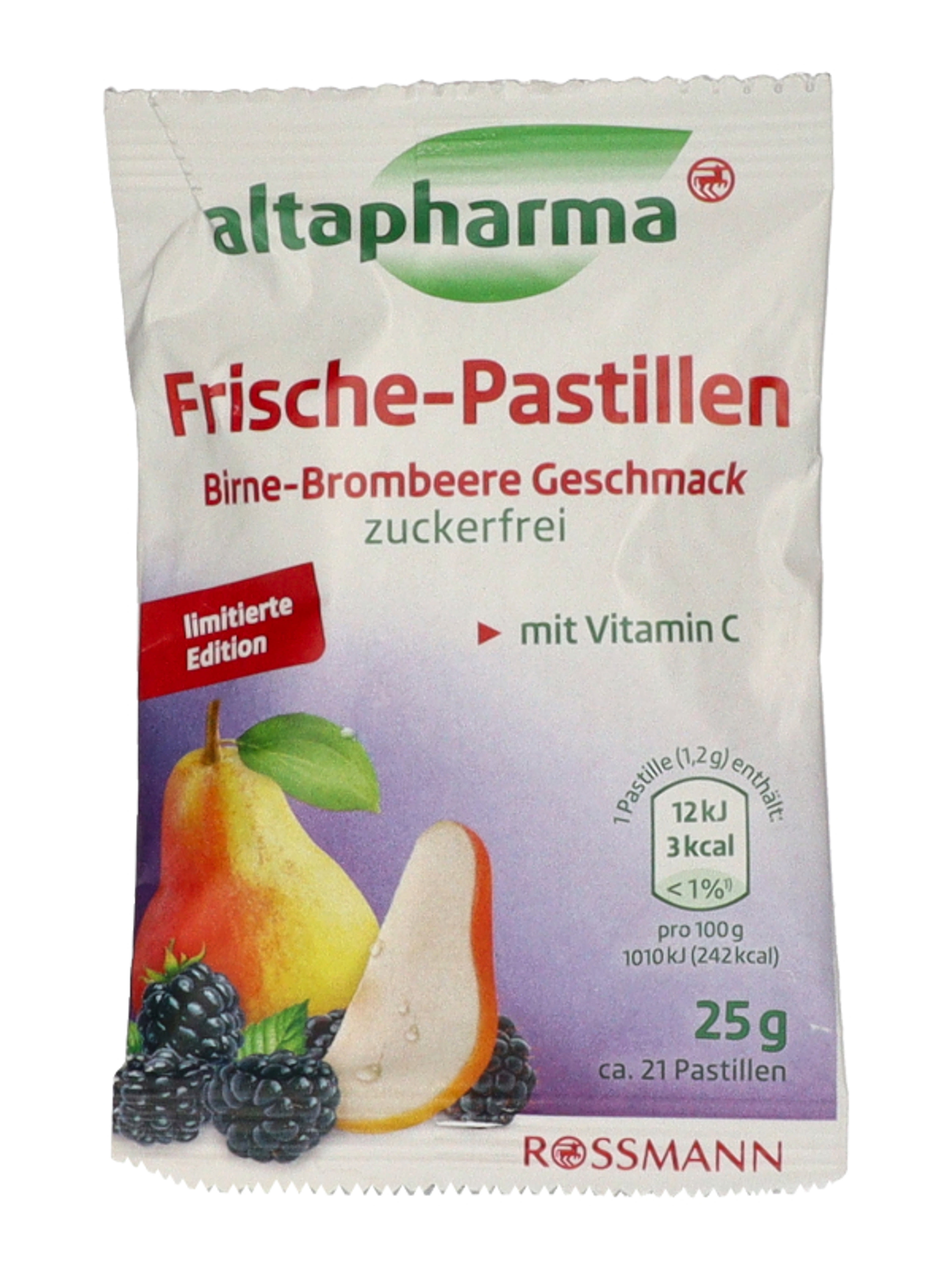 Altapharma frissítő cukor körte-szeder ízesítéssel - 25 g