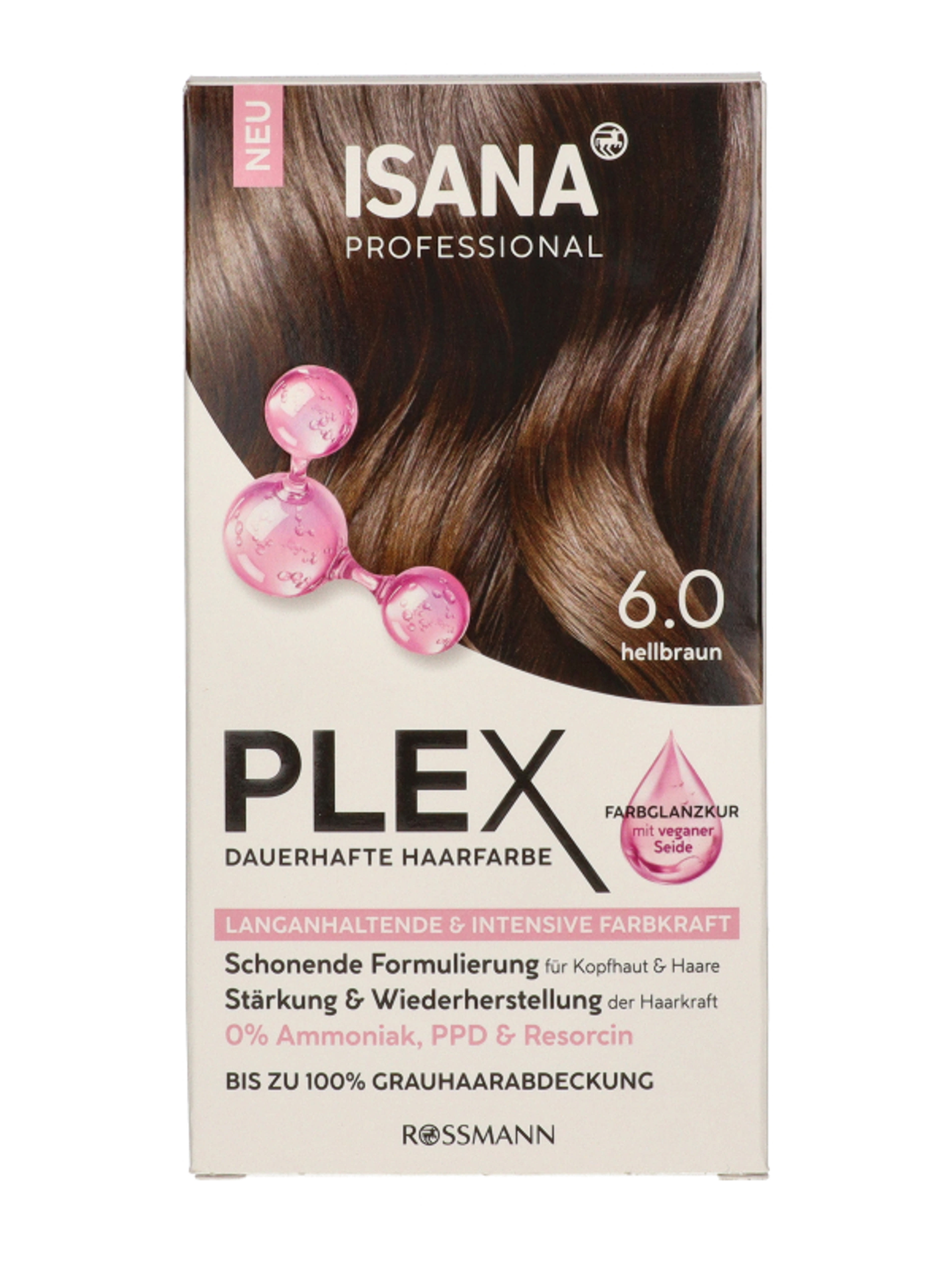Isana Professional Plex hajfesték /6.0 világos barna - 1 db