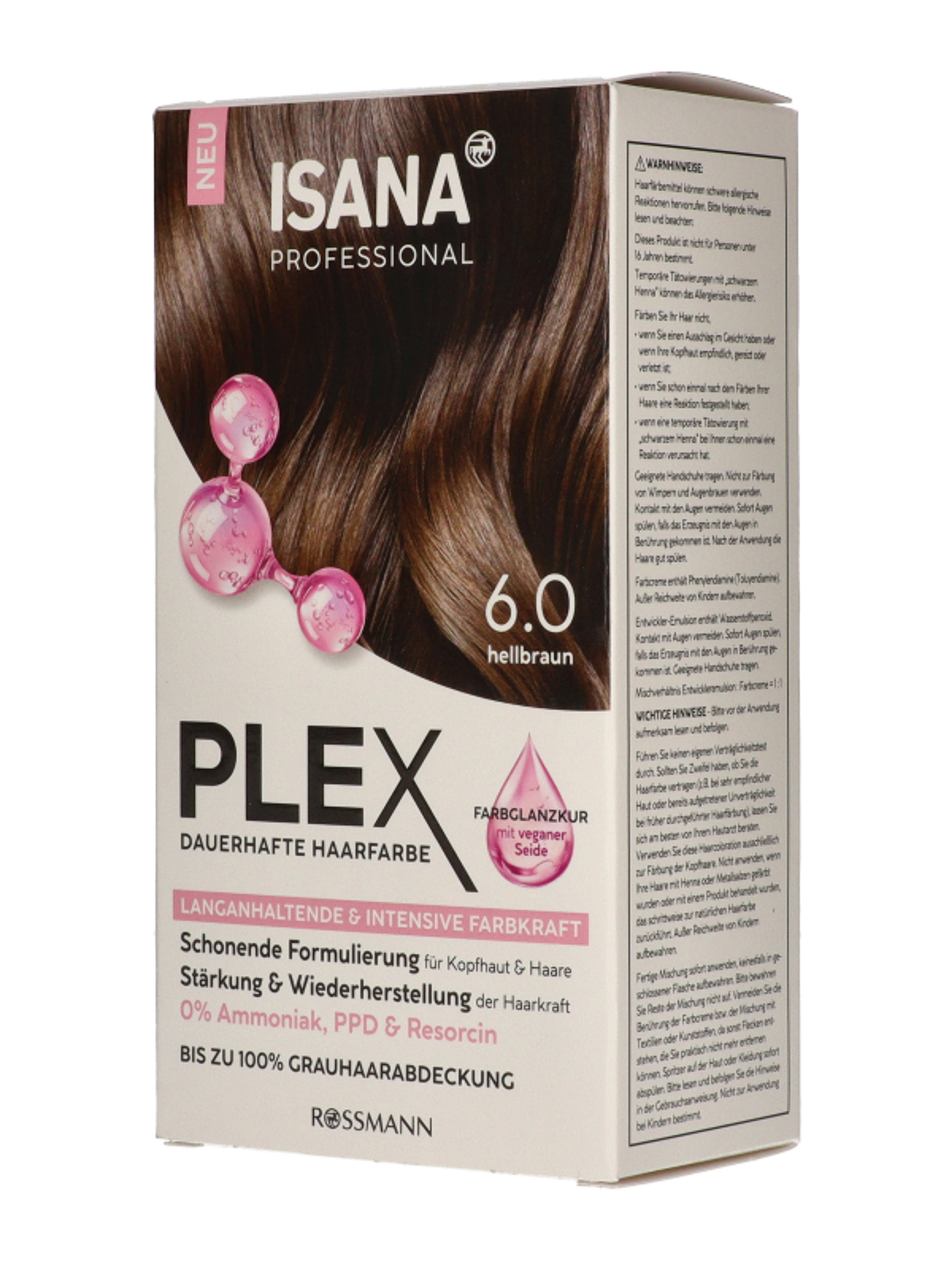 Isana Professional Plex hajfesték /6.0 világos barna - 1 db-2