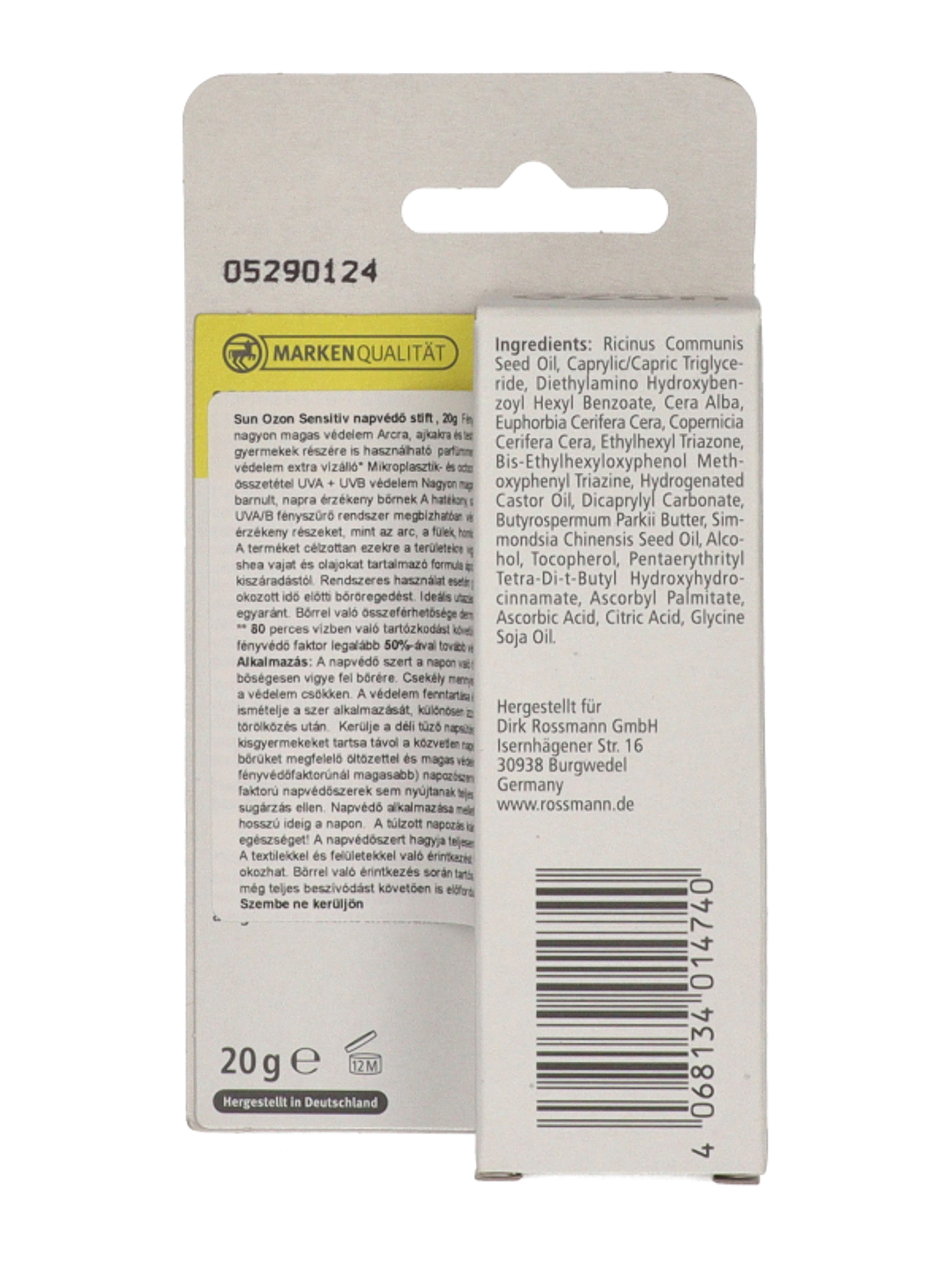 Sunozon fényvédő stick LSF50+ - 20 g-3