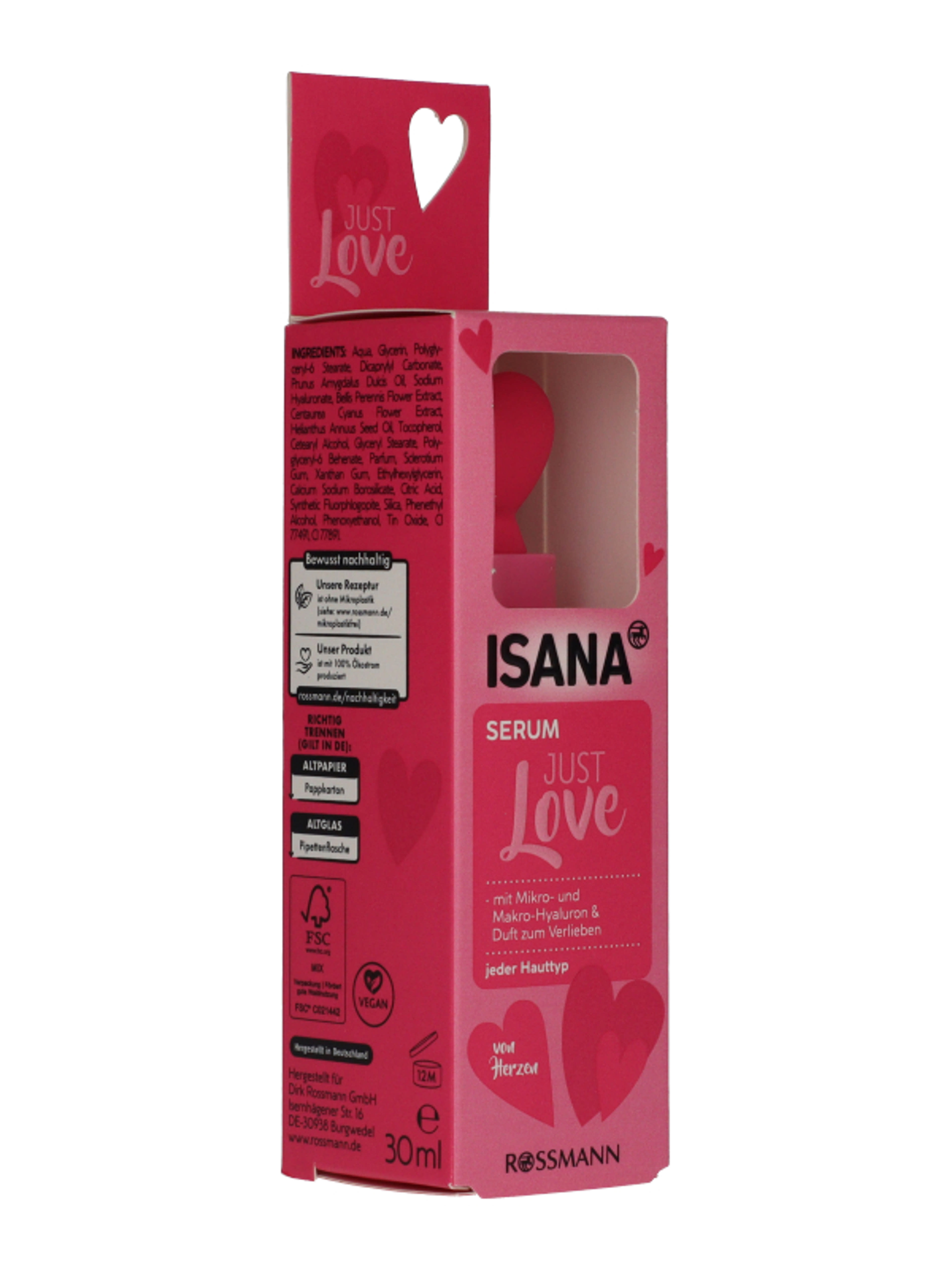 Isana Just Love szérum - 30 ml-2