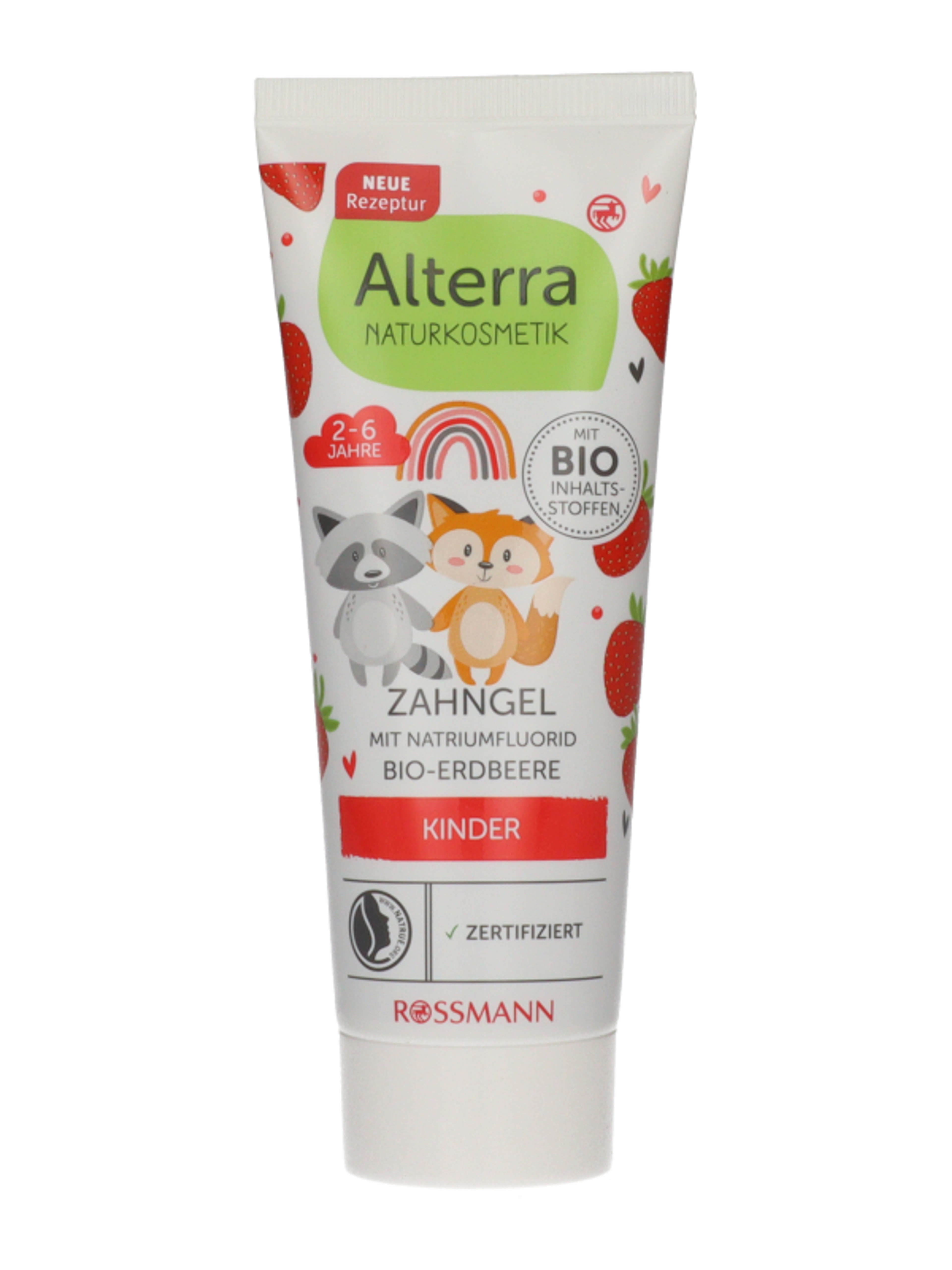 Alterra Kids Bio Málnával fogkrém - 75 ml