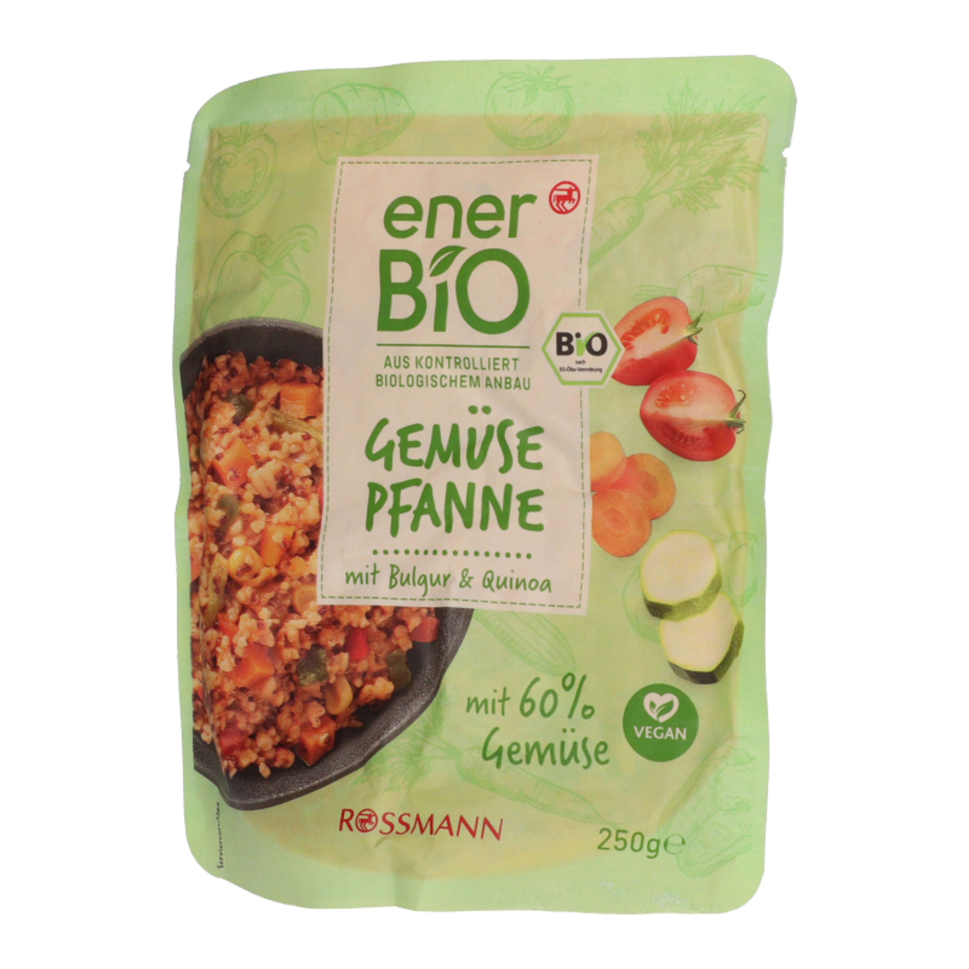 Ener -bio egytálétel bulgurral és quinoával, 60% zöldséggel - 250 g-2