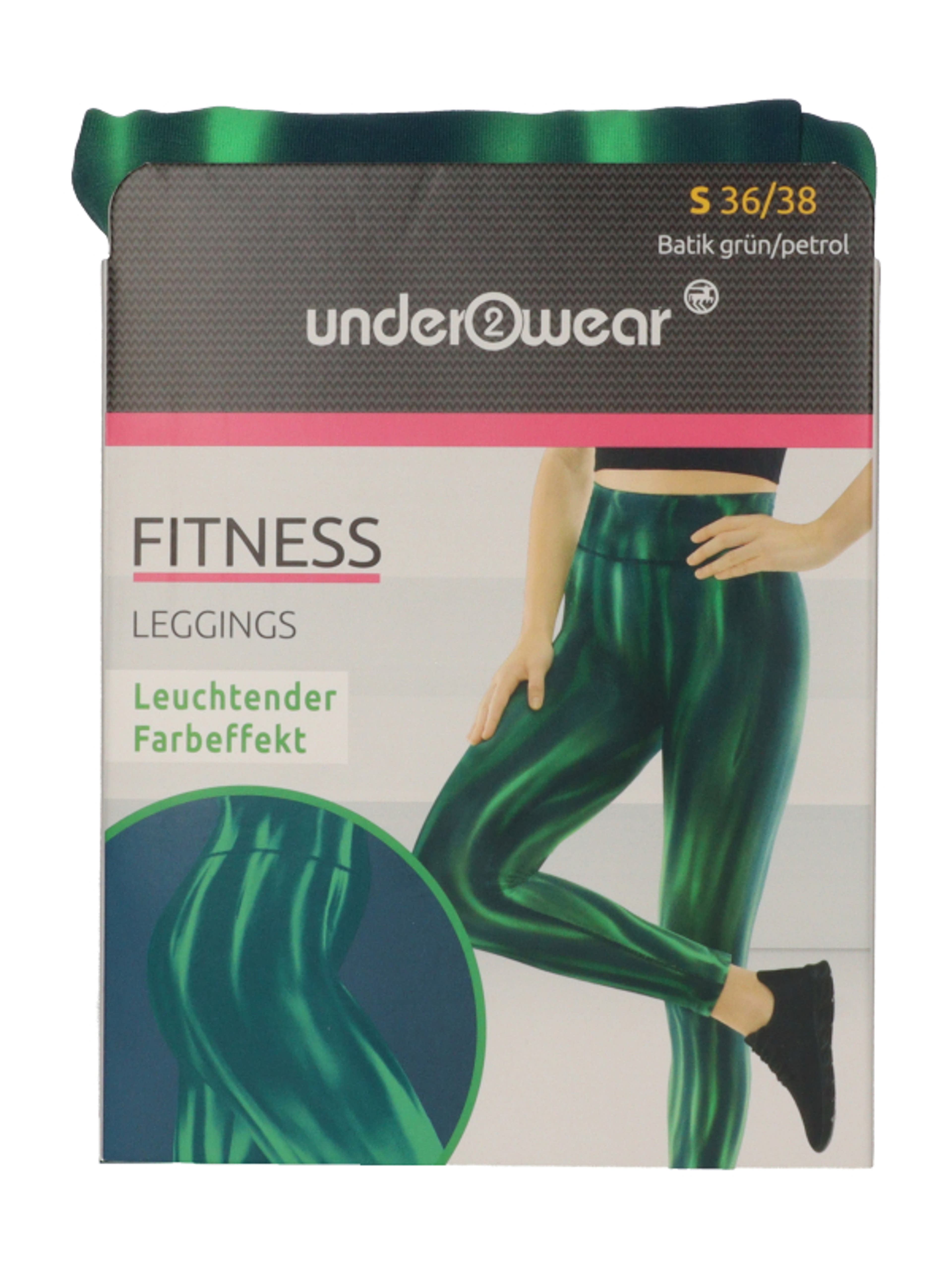 Underwear fitness leggings /zöld batikolt 36/38 - 1 db