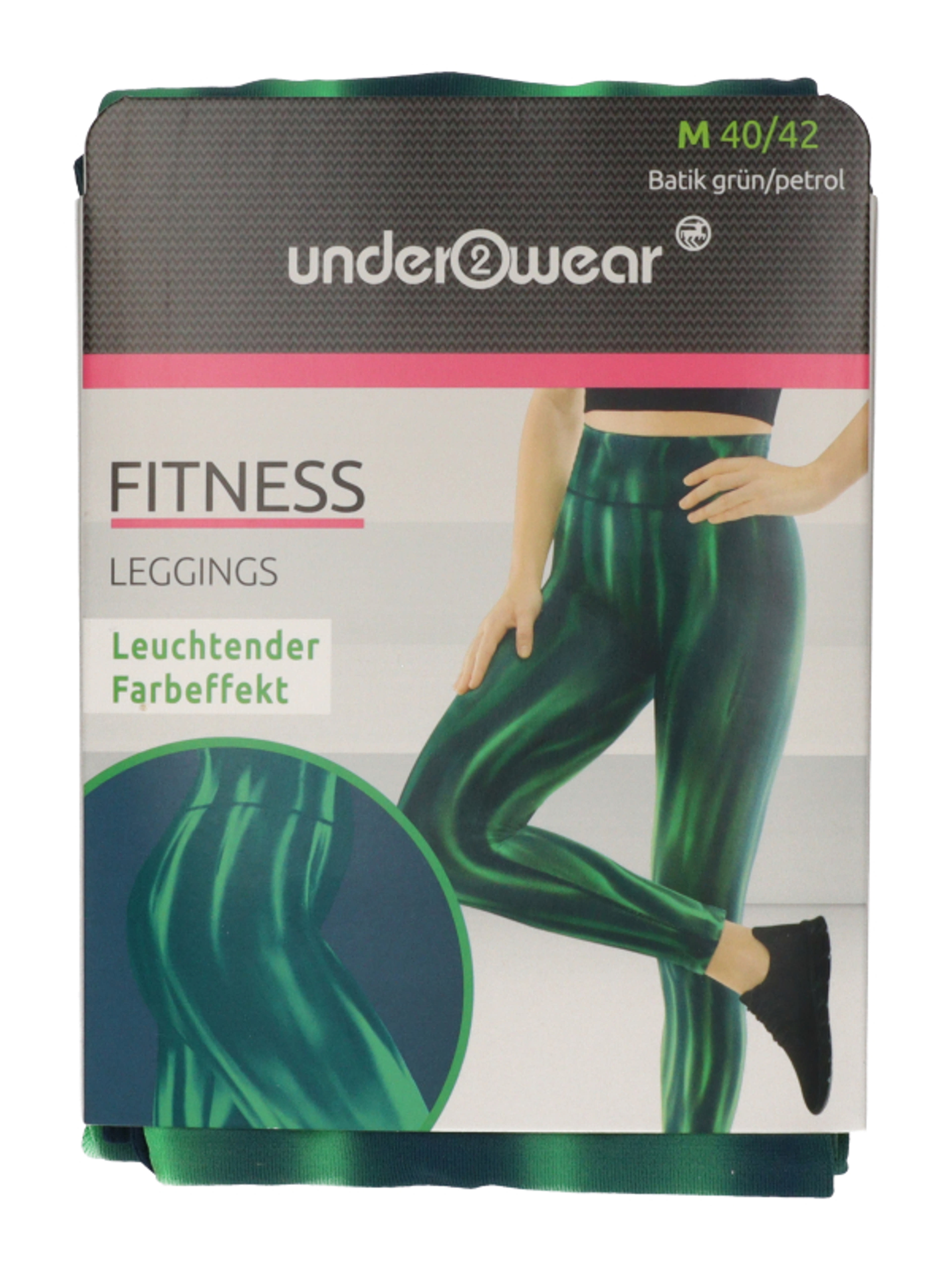 Underwear fitness leggings /zöld batikolt 40/42 - 1 db-1