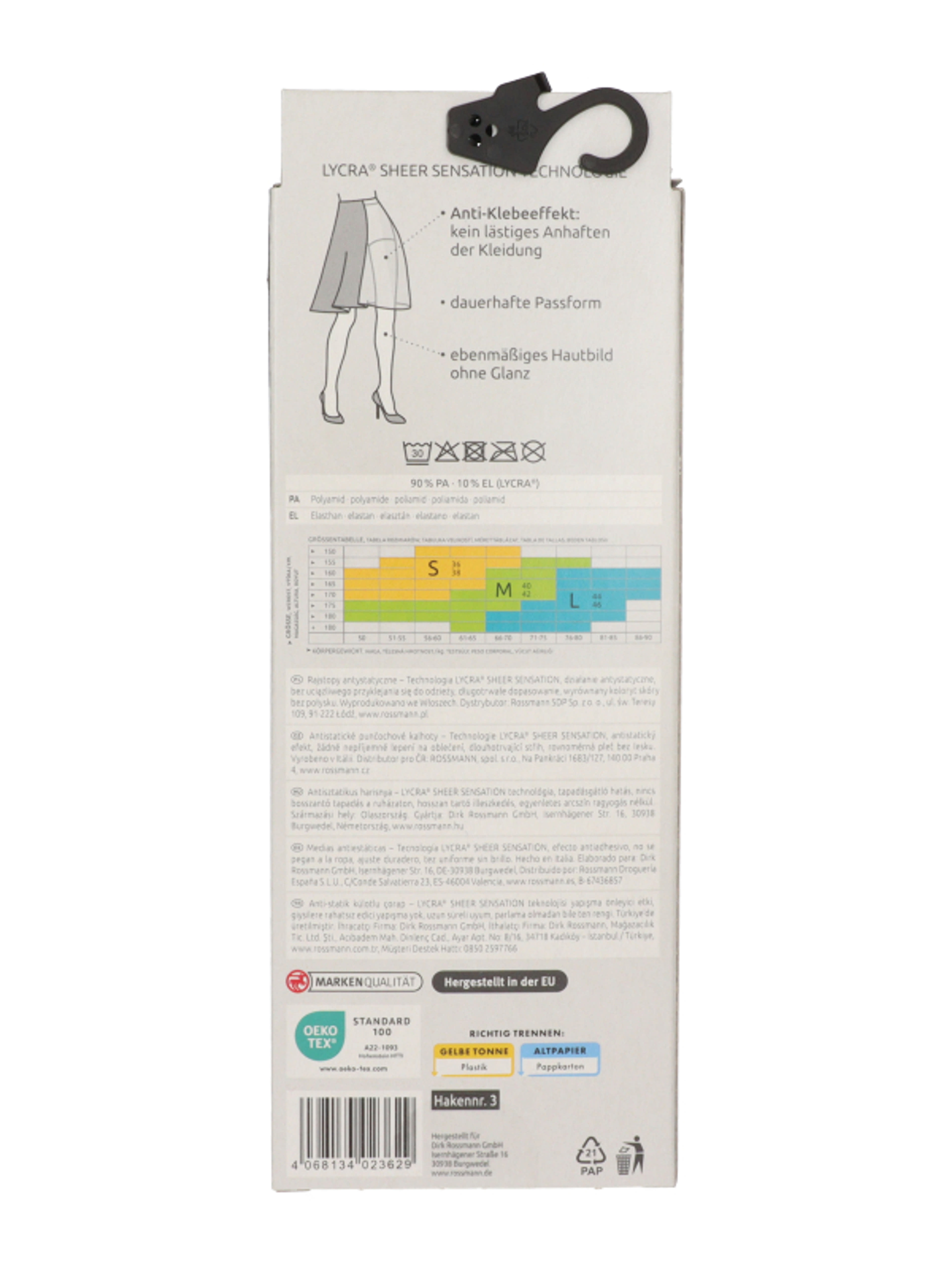 Underwear antisztatikus harisnya 15Den /make-up 44/46 - 1 db-2
