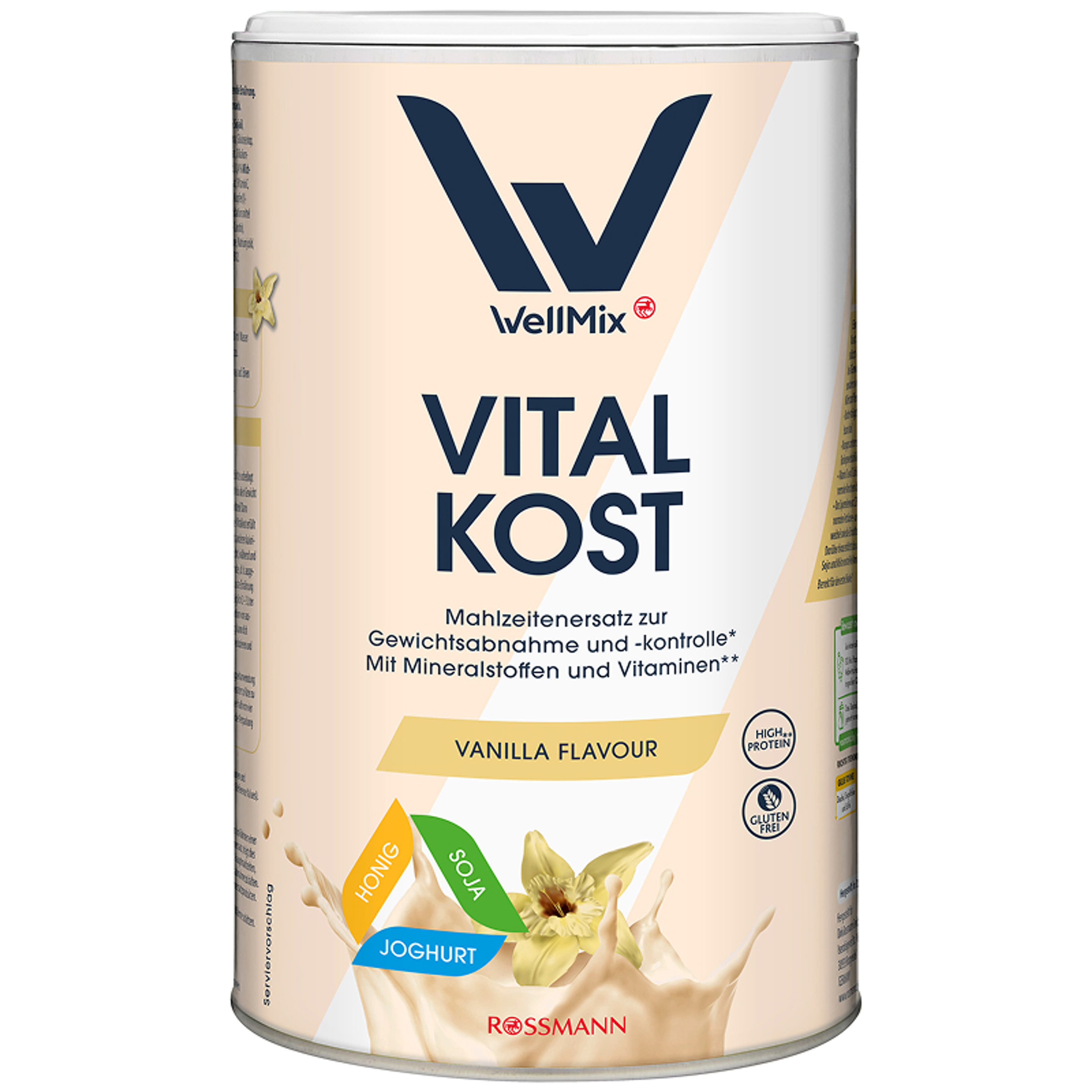Well Mix Vitalkost étrend-kiegészítő /vanília - 500 g