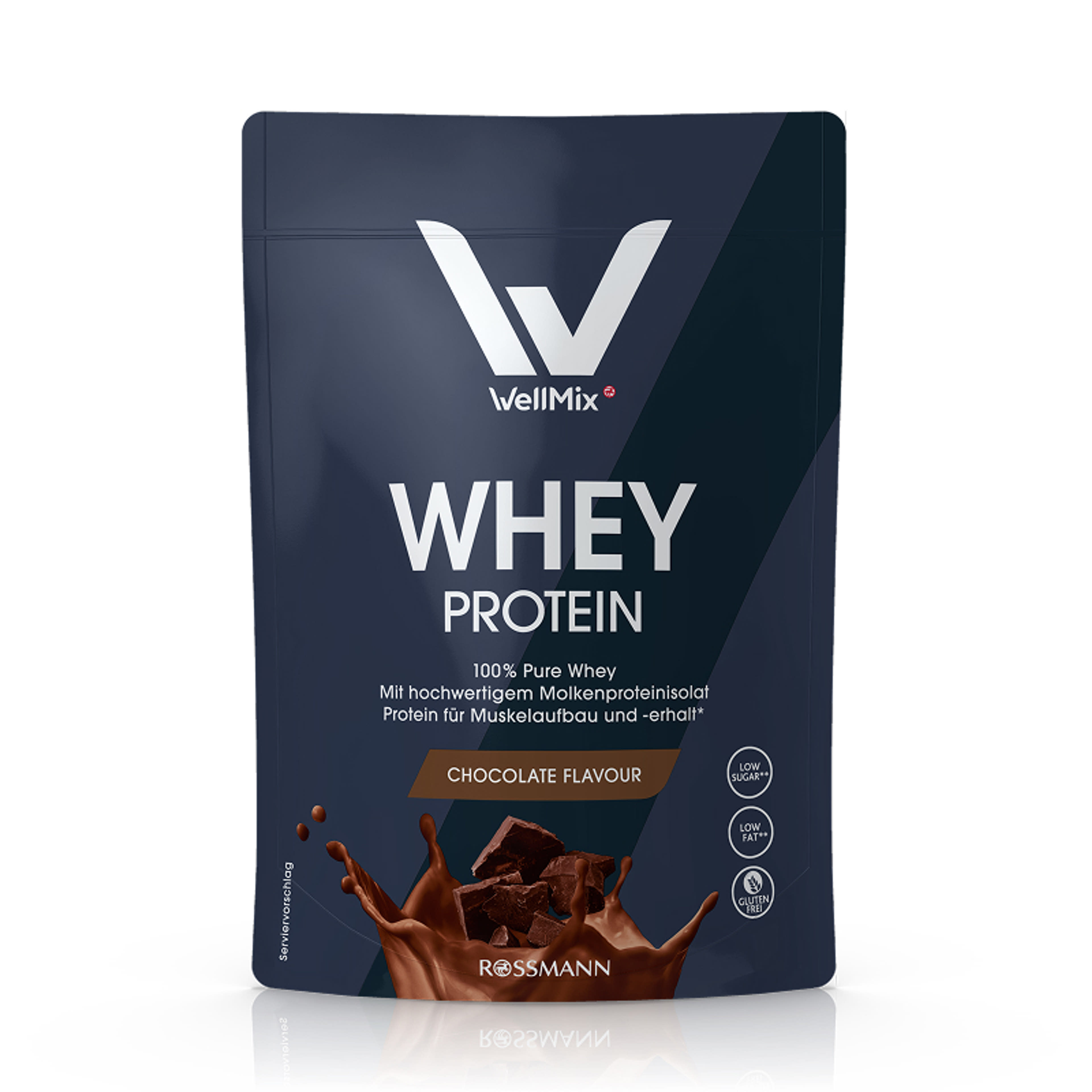 WellMix Pure Whey 100% fehérjepor /csokoládé izű - 450 g