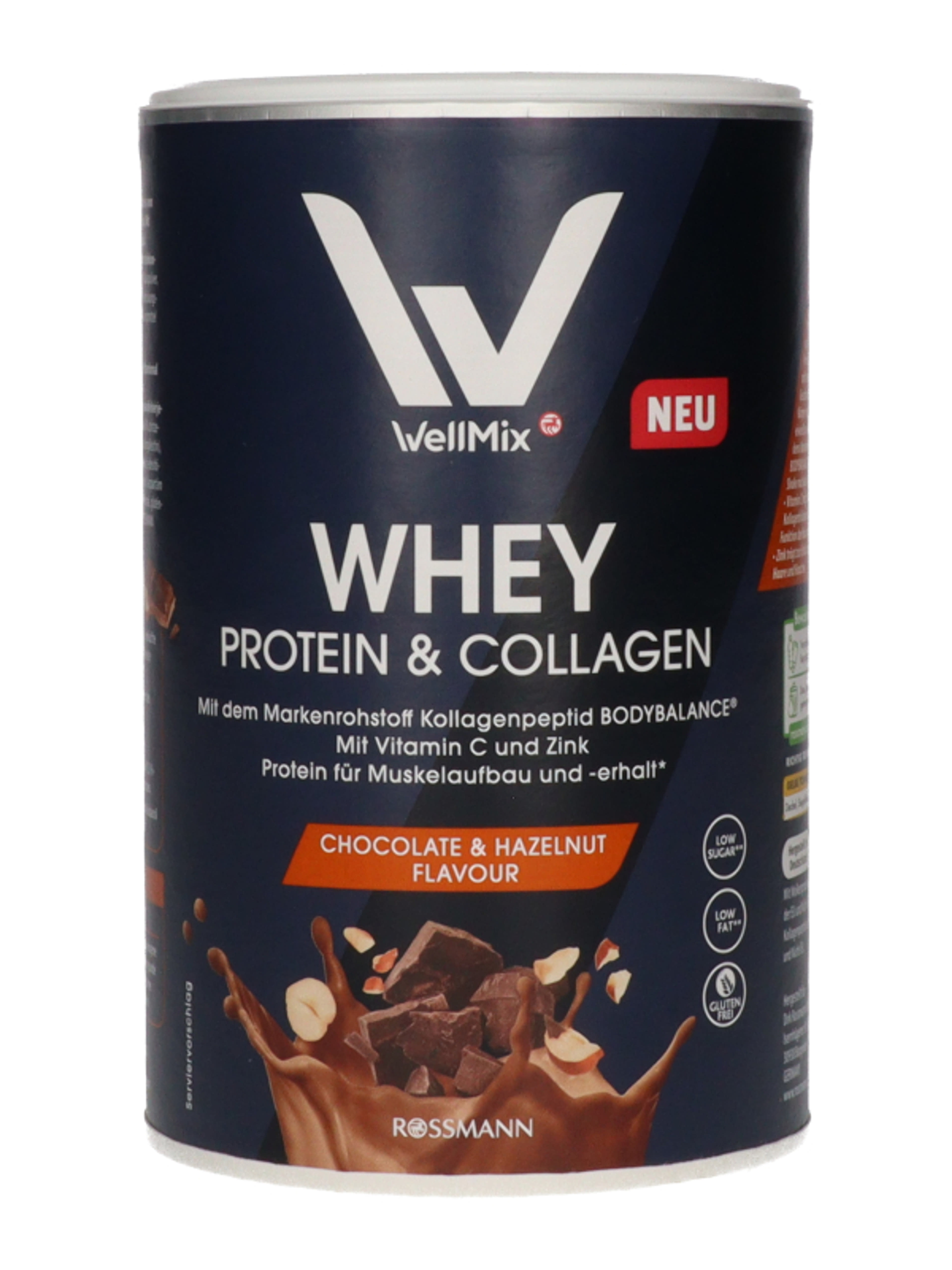 Well Mix Whey Protein&Kollagén fehérje csoki-mogyoró ízzel - 350 g