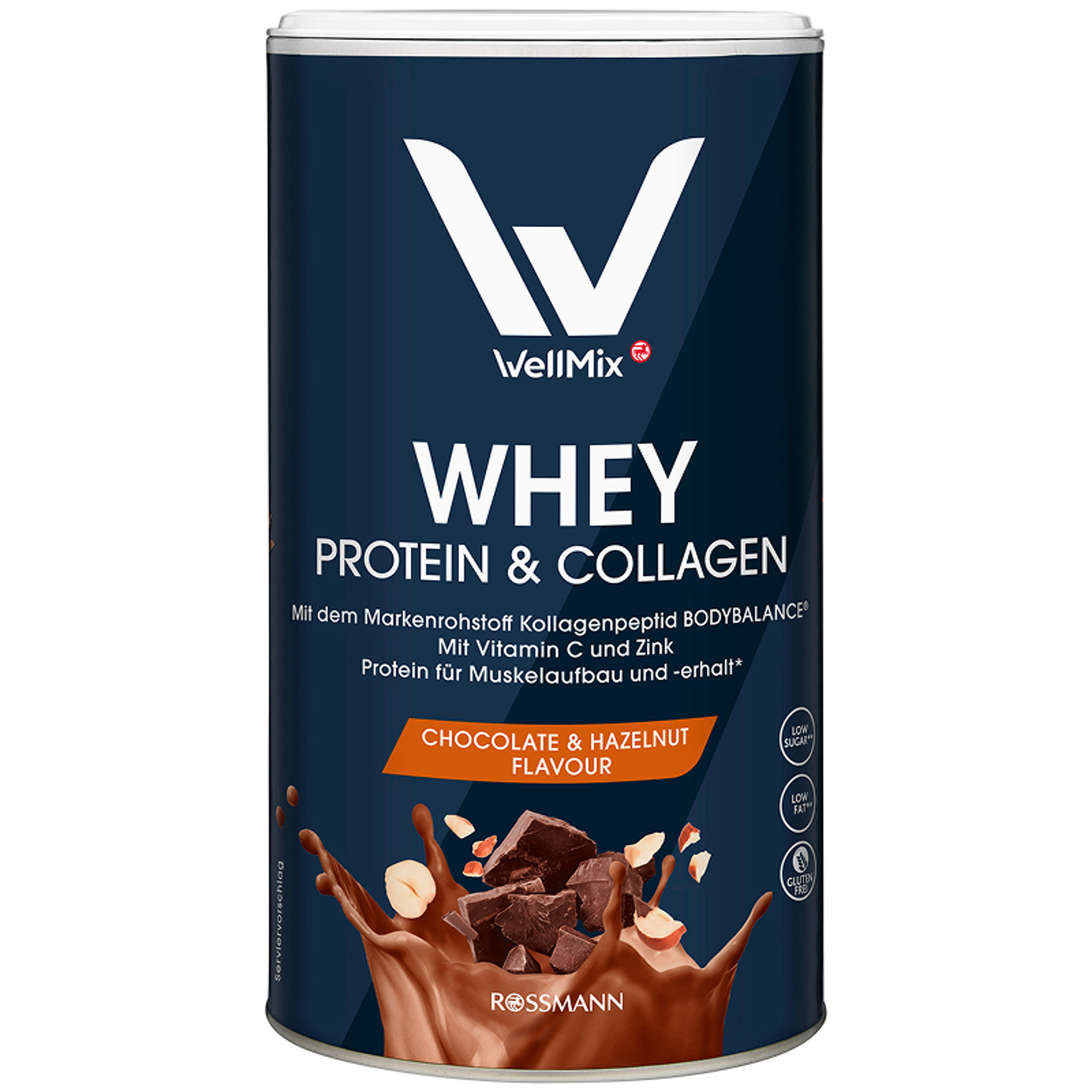 WellMix Whey protein&kollagén fehérje /csoki-mogyoró ízzel - 350 g