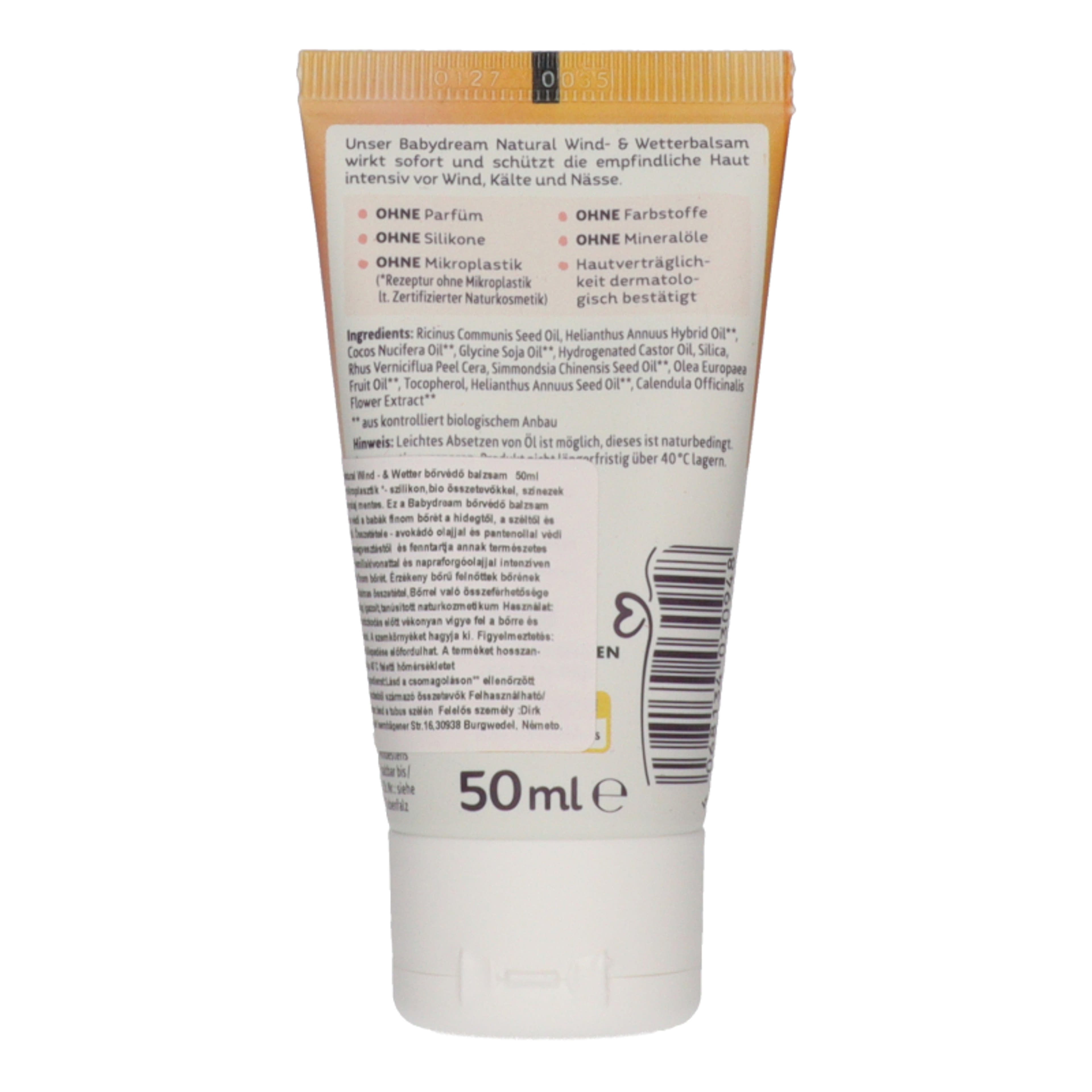 Babydream szél és időjárás elleni balzsam - 50 ml-3