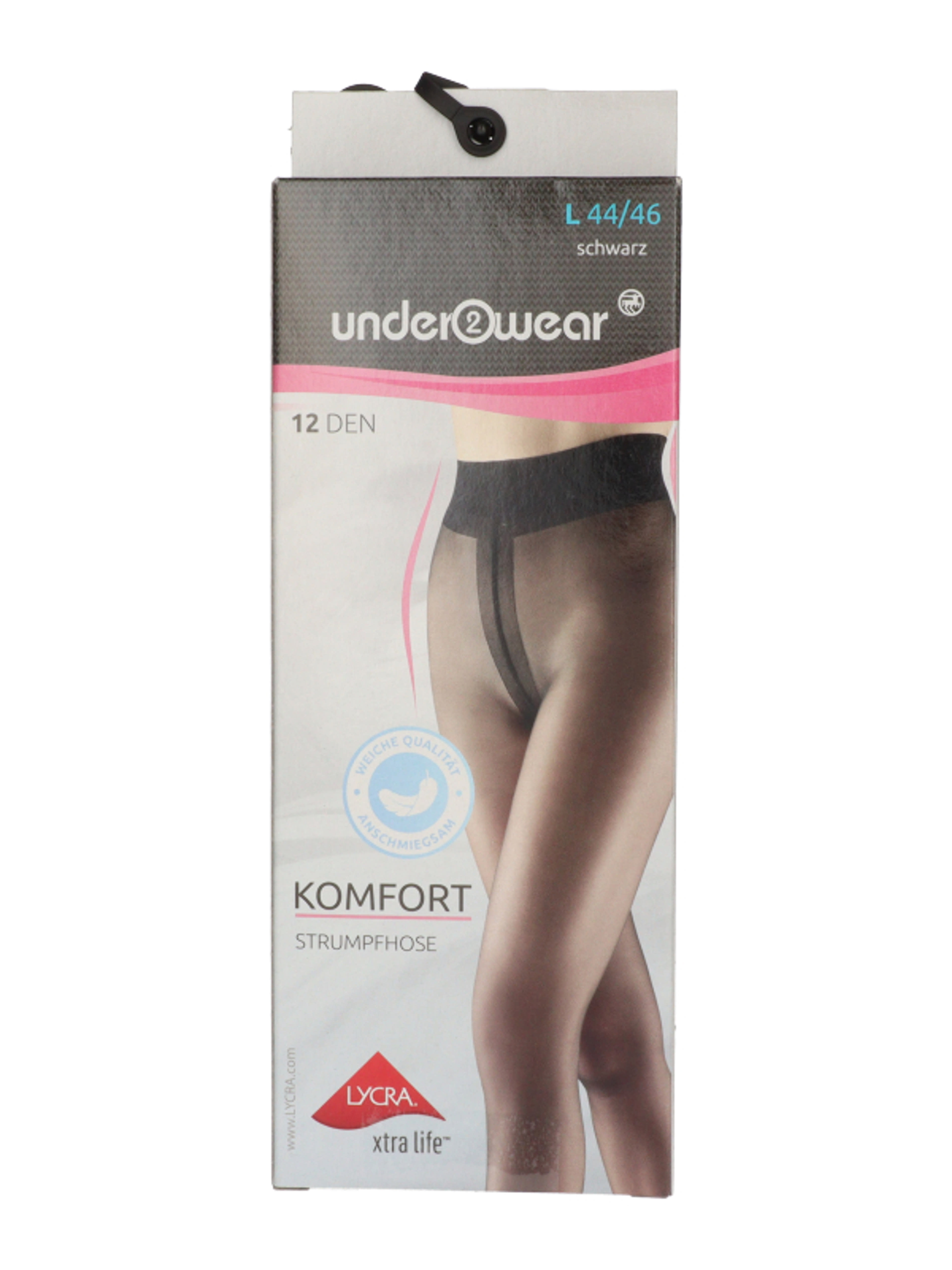 Underwear komfort harisnya 12Den /fekete 44/46  - 1 db-1