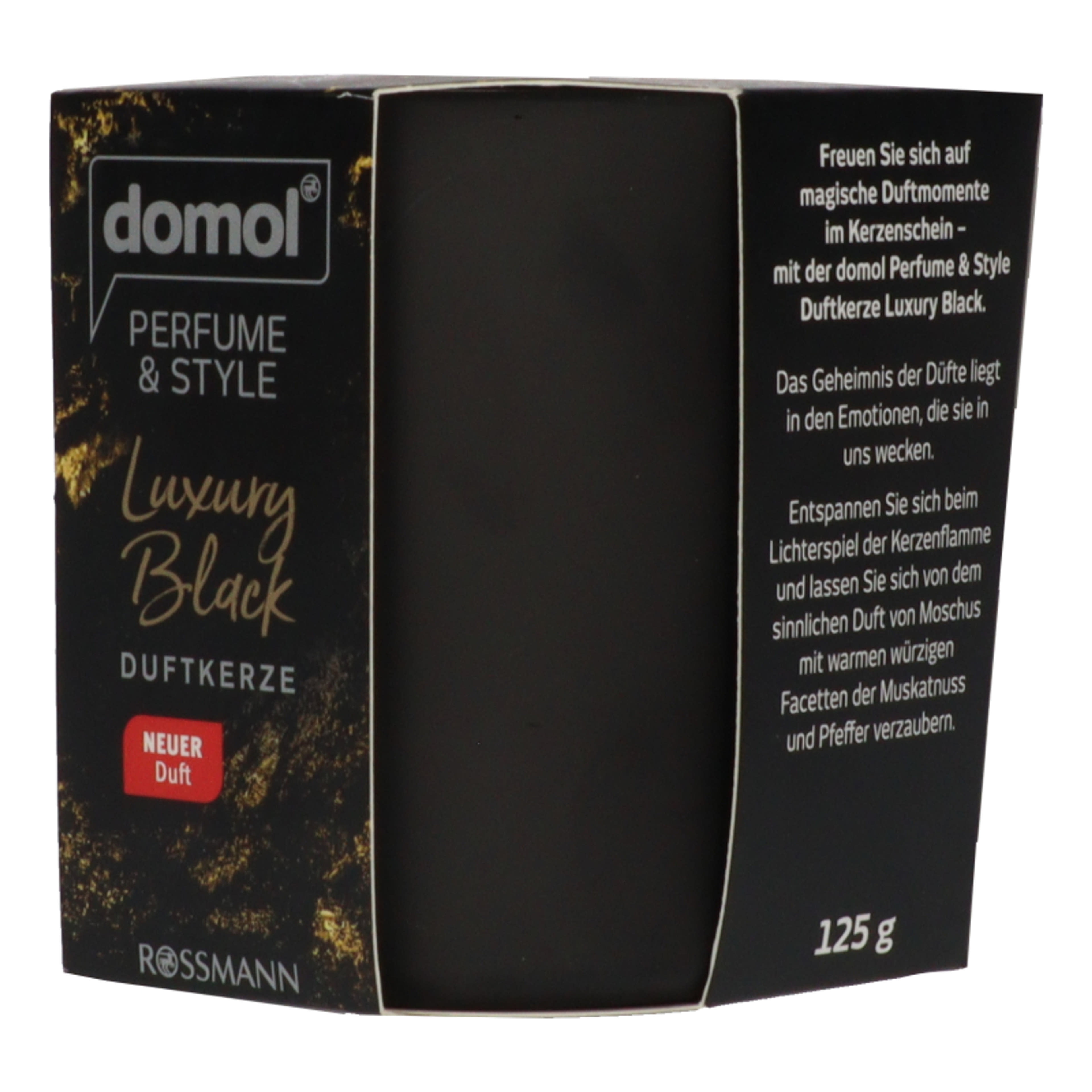 Domol Luxury Black illatgyertya - 125 g-4