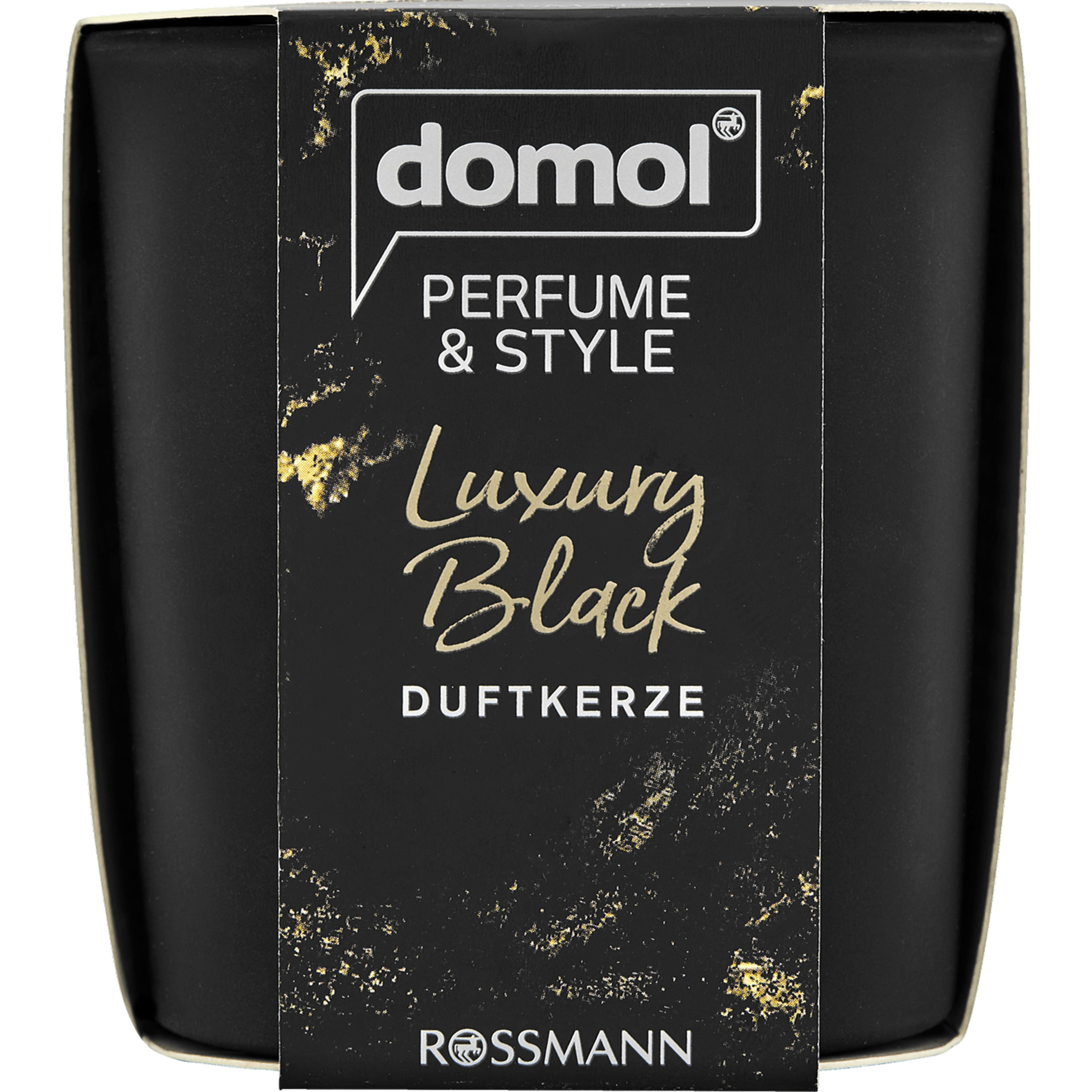 Domol Luxury Black illatgyertya - 125 g