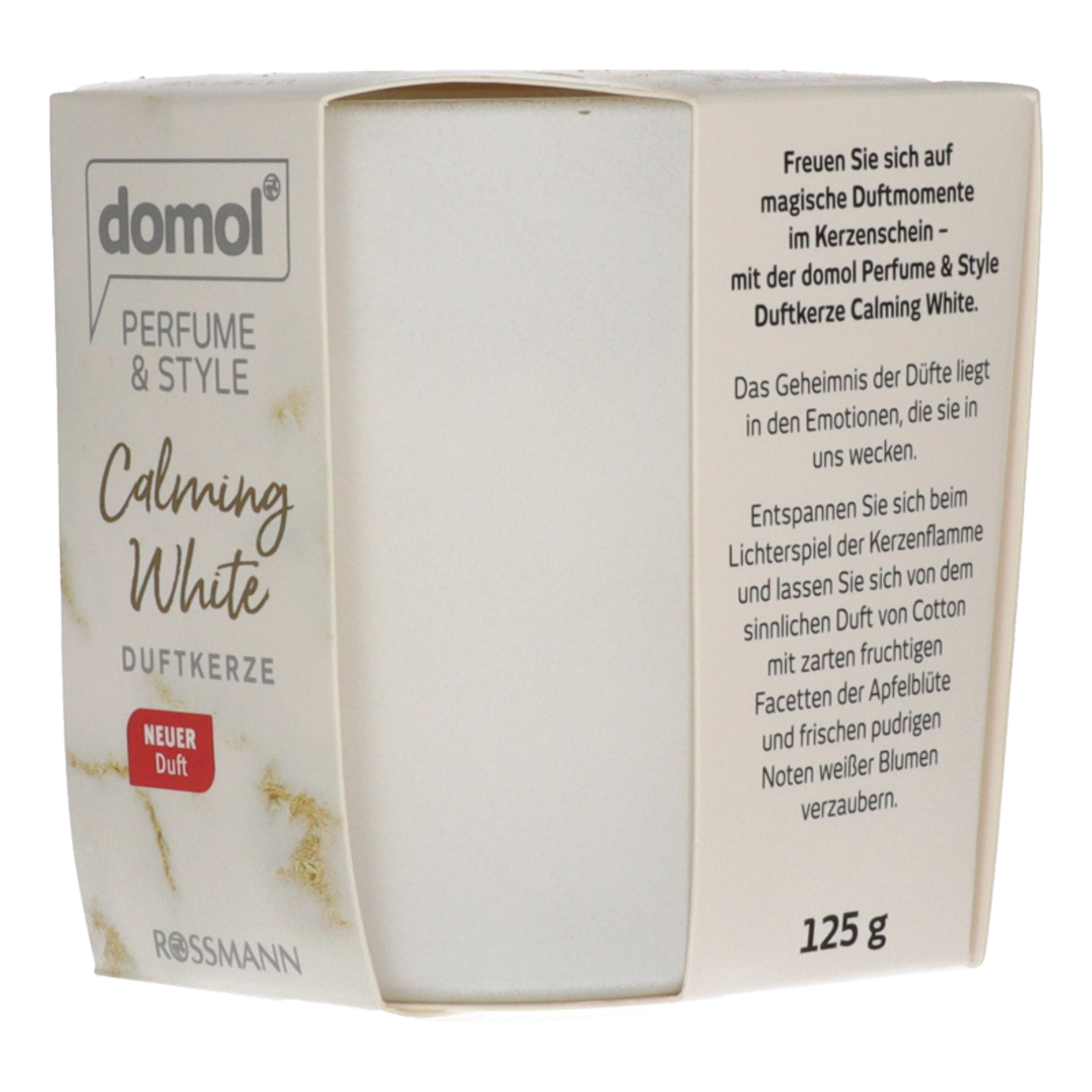 Domol Calming White illatgyertya - 125 g-4