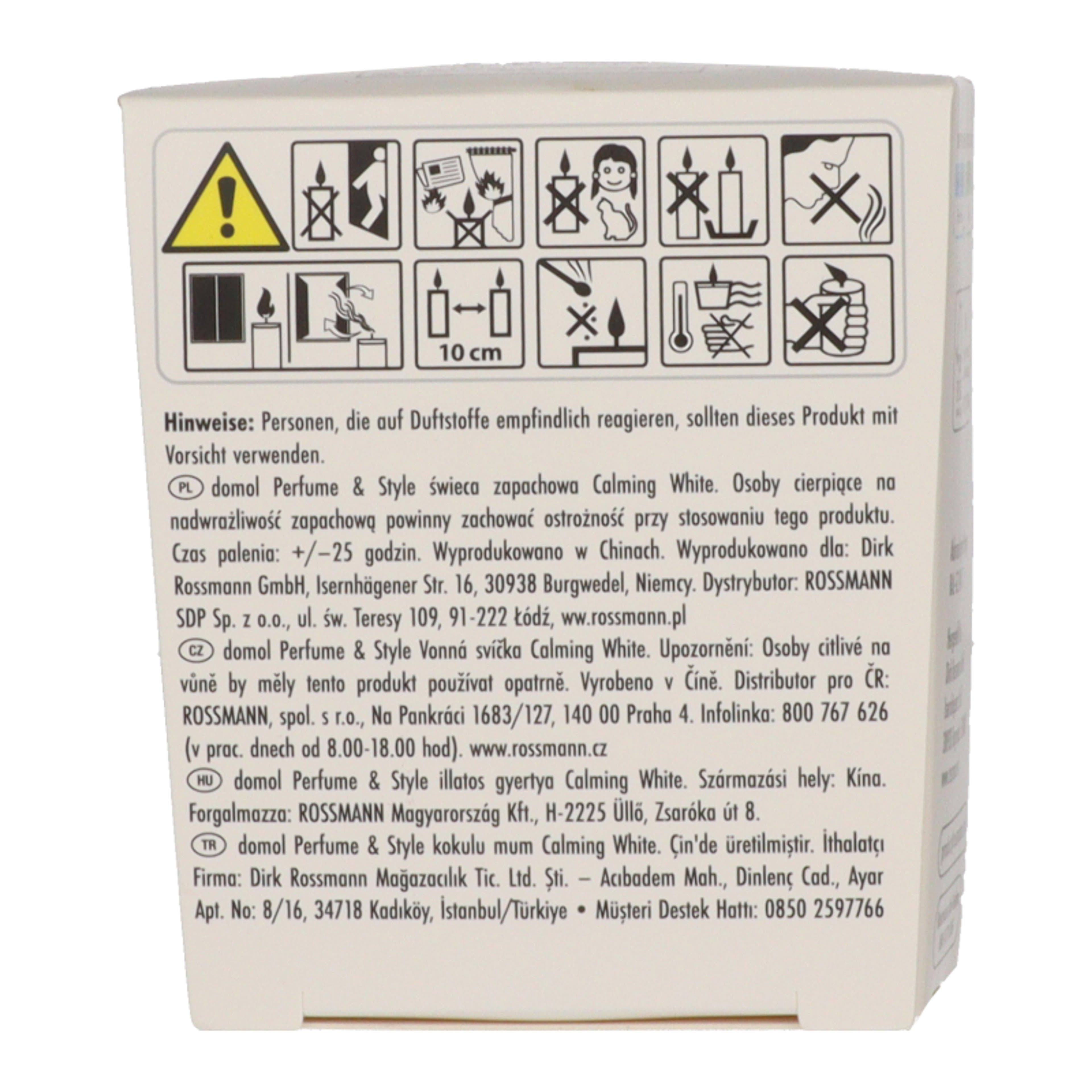 Domol Calming White illatgyertya - 125 g-5