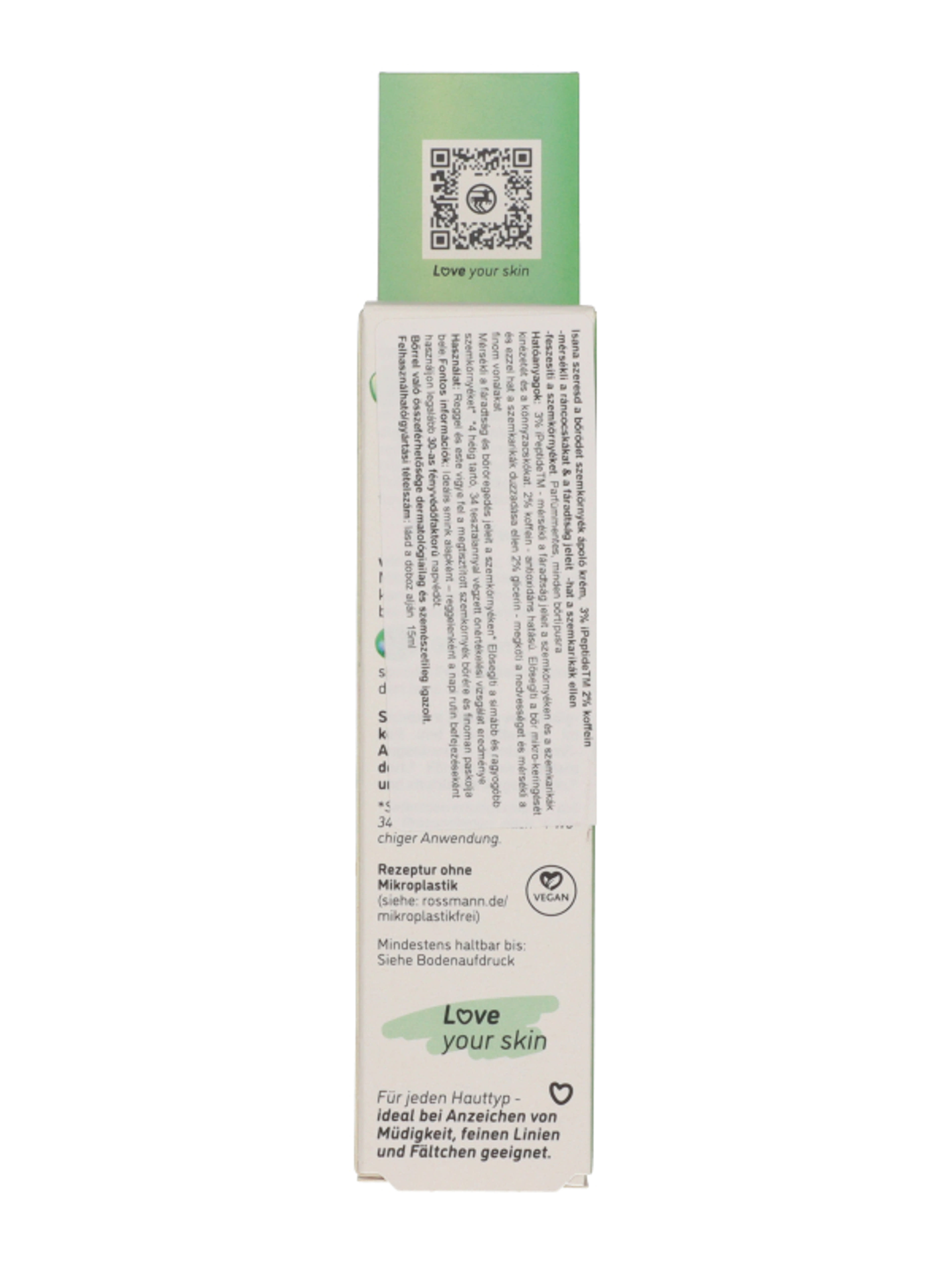 Isana Peptid szemkörnyékápoló krém - 15 ml-3