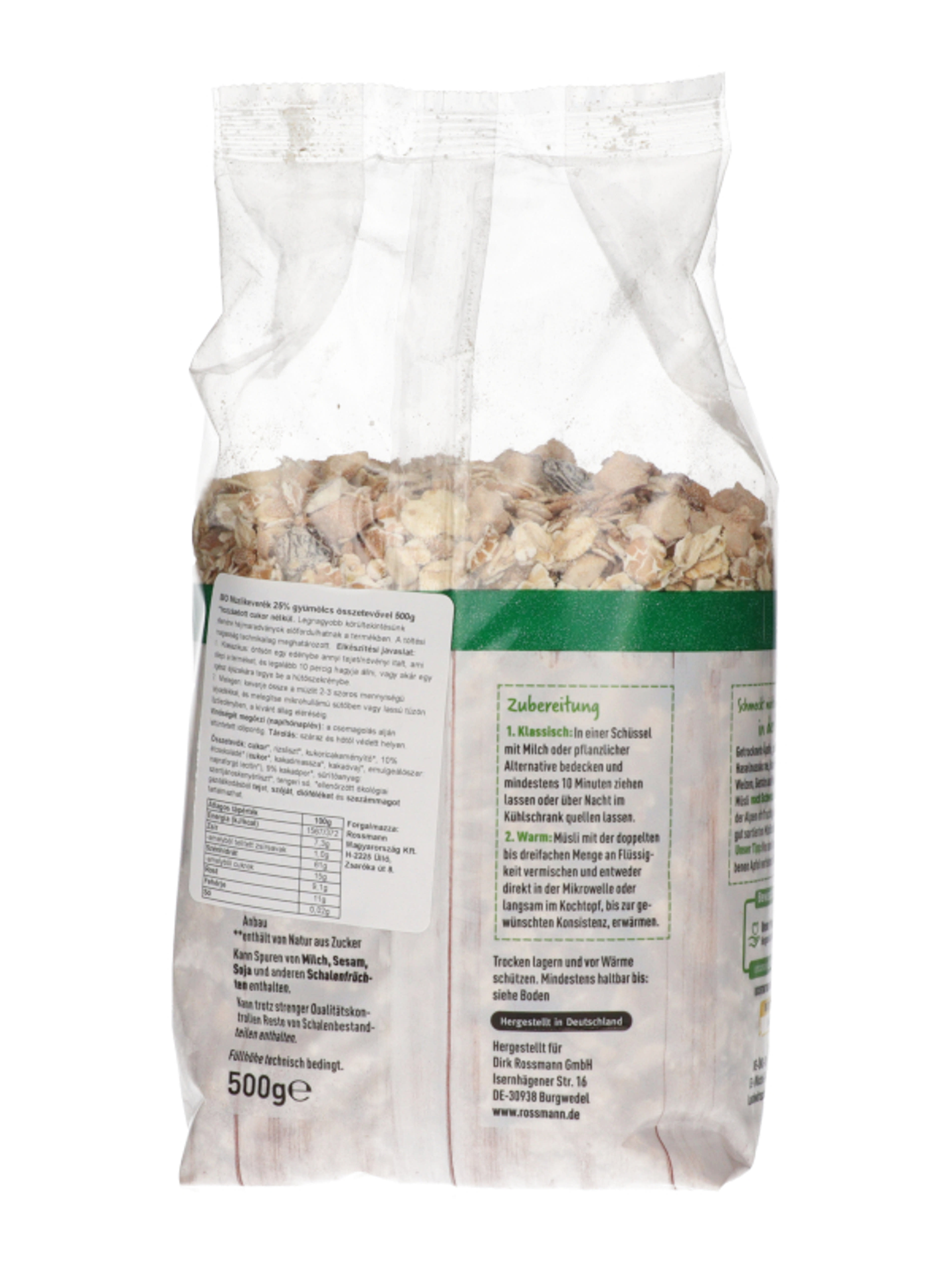 Ener-bio müzlikeverék 25% gyümölcs összetevővel - 500 g-2