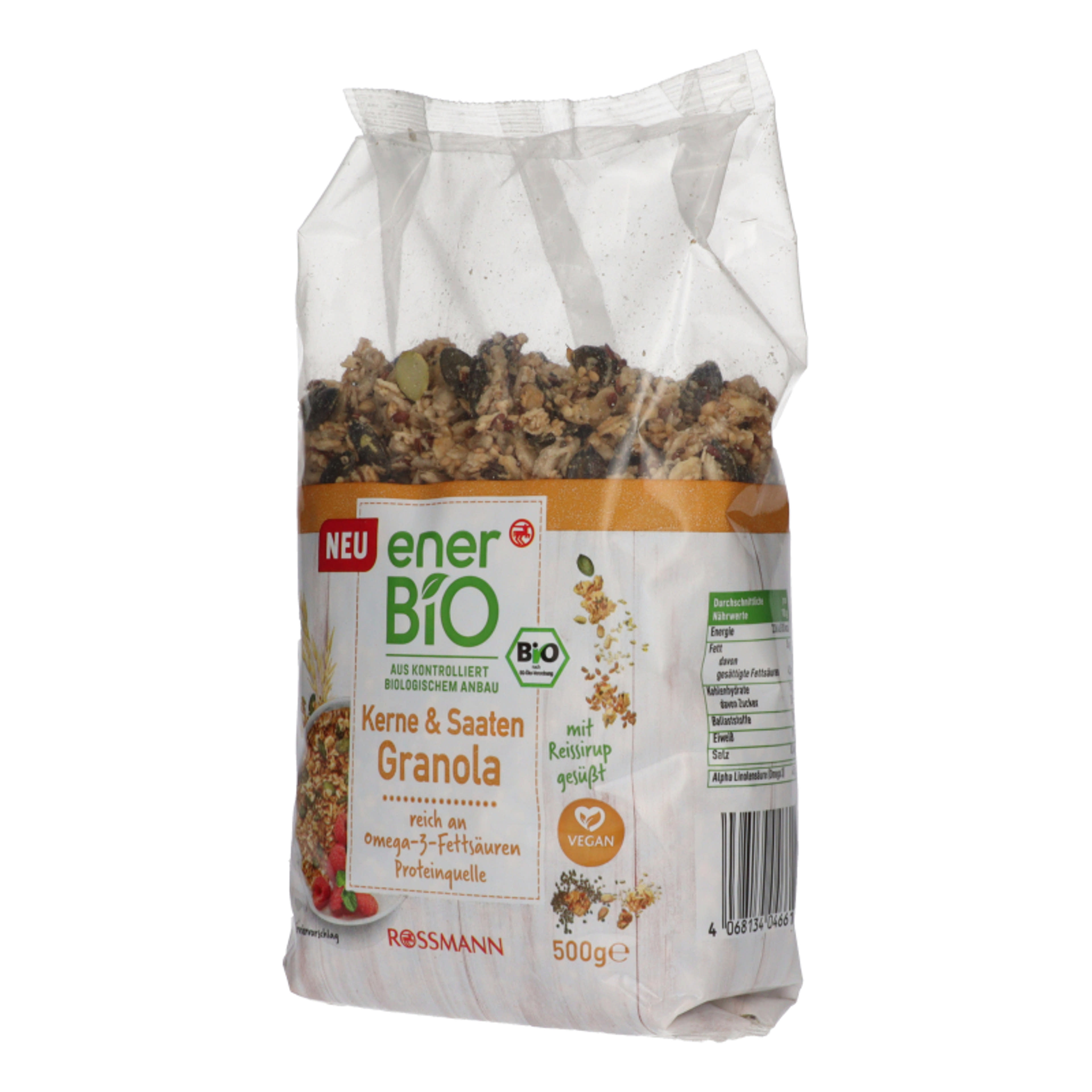 Ener-bio sült müzli 53% magvakkal - 500 g-2