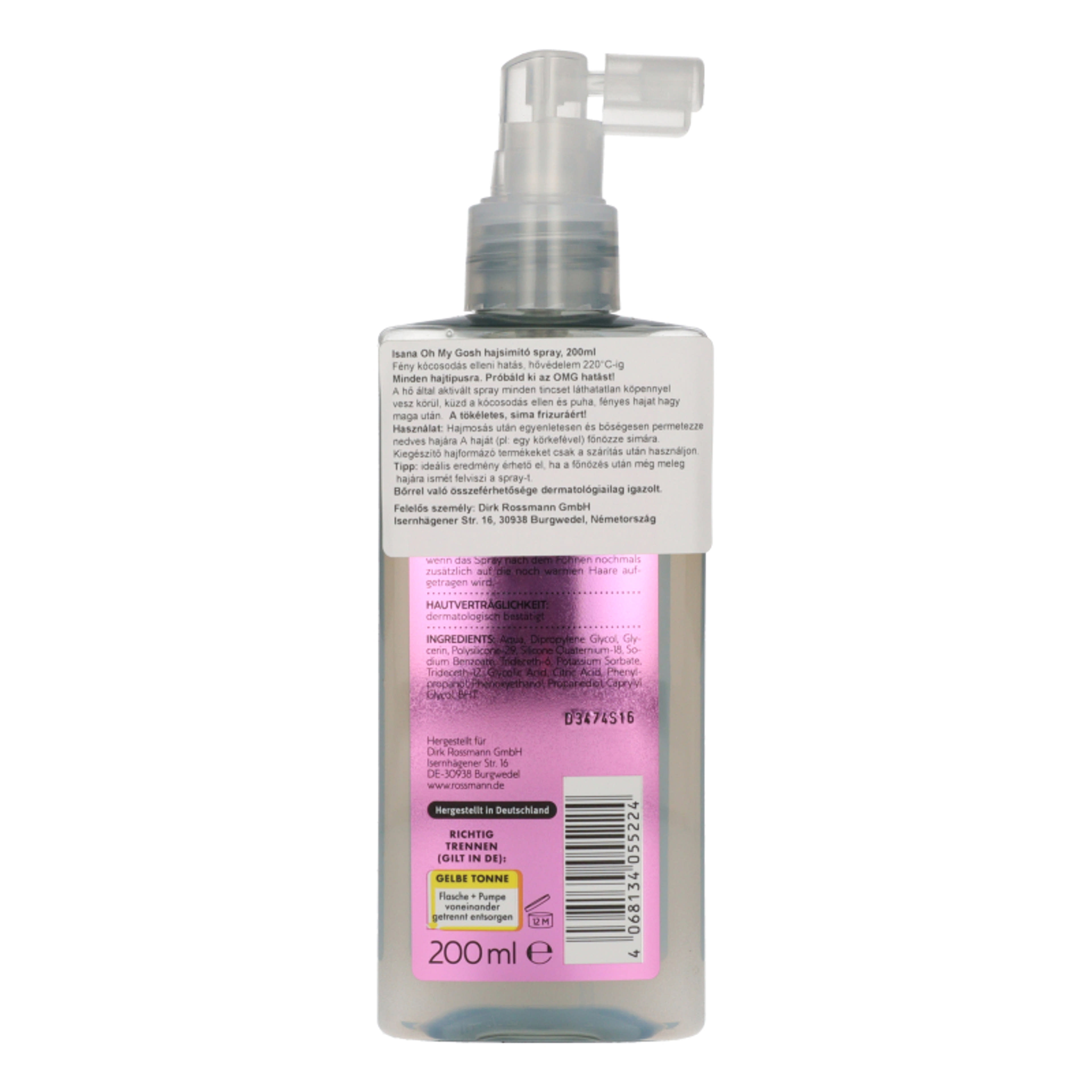 Isana Omg Glatt spray - 200 ml-3