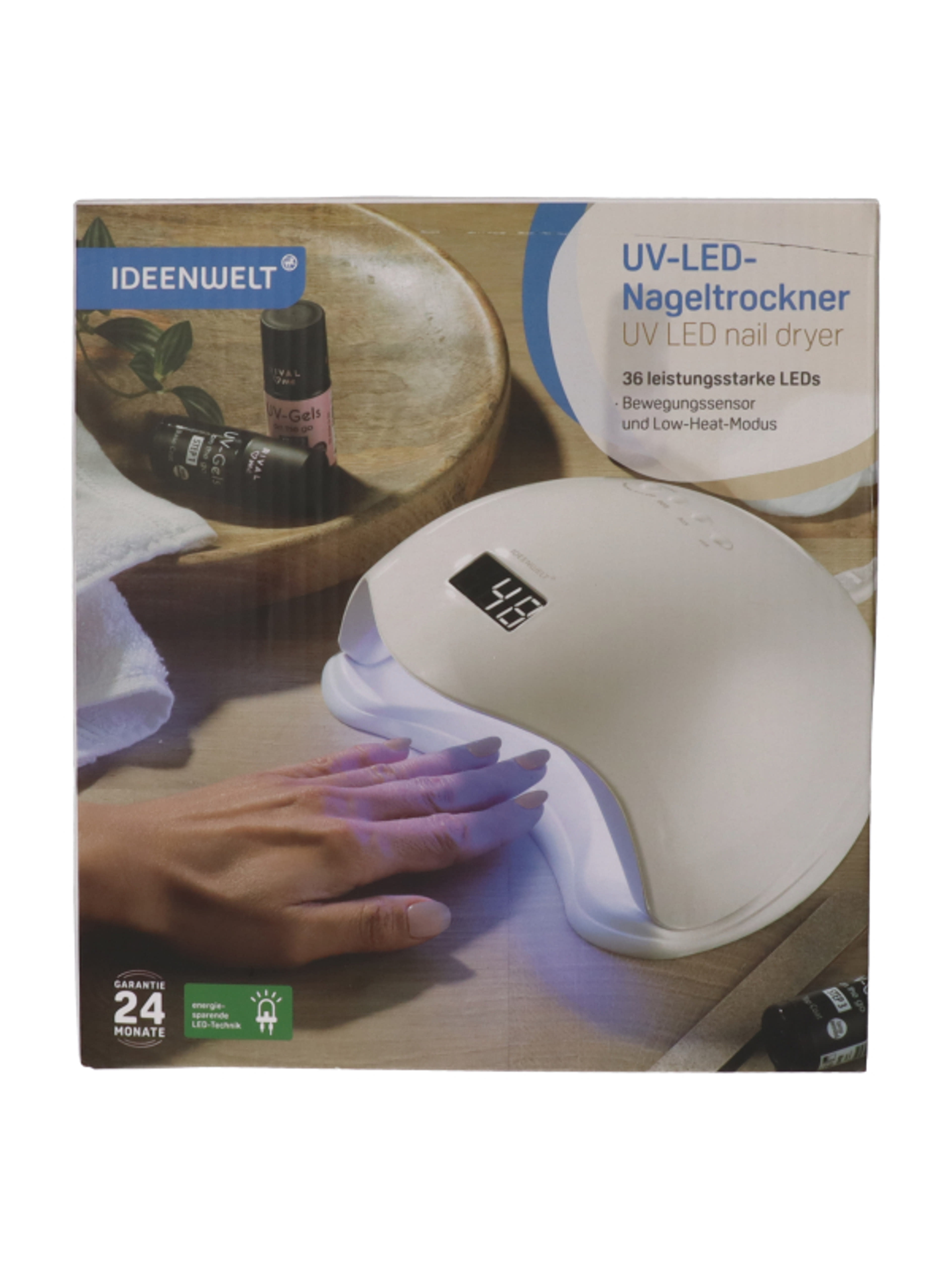 Ideen Welt UV-LED körömszárító lámpa - 1 db-1