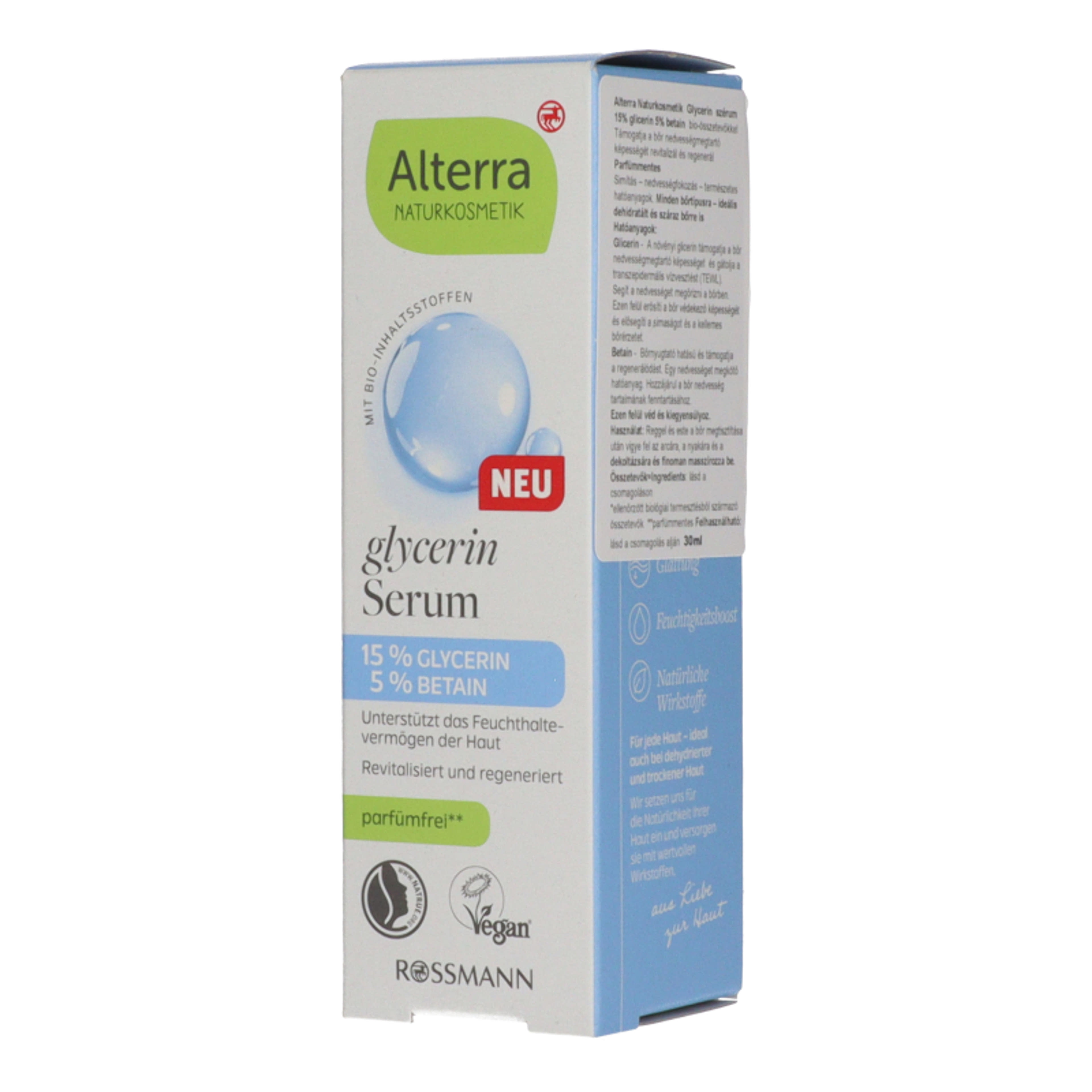 Alterra Glycerin szérum - 30 ml-2