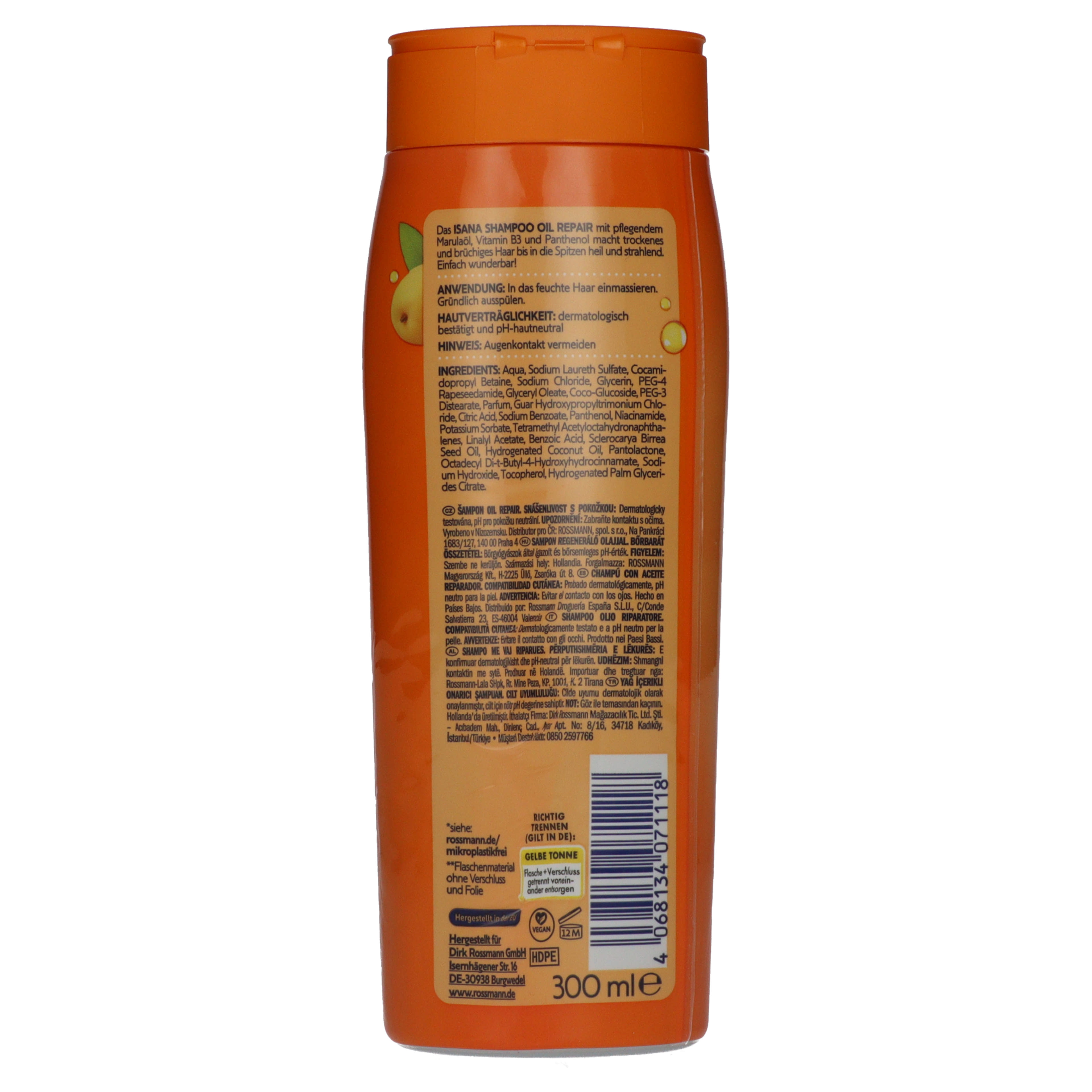 Isana Hair Oil Repair sampon - 300 ml-3