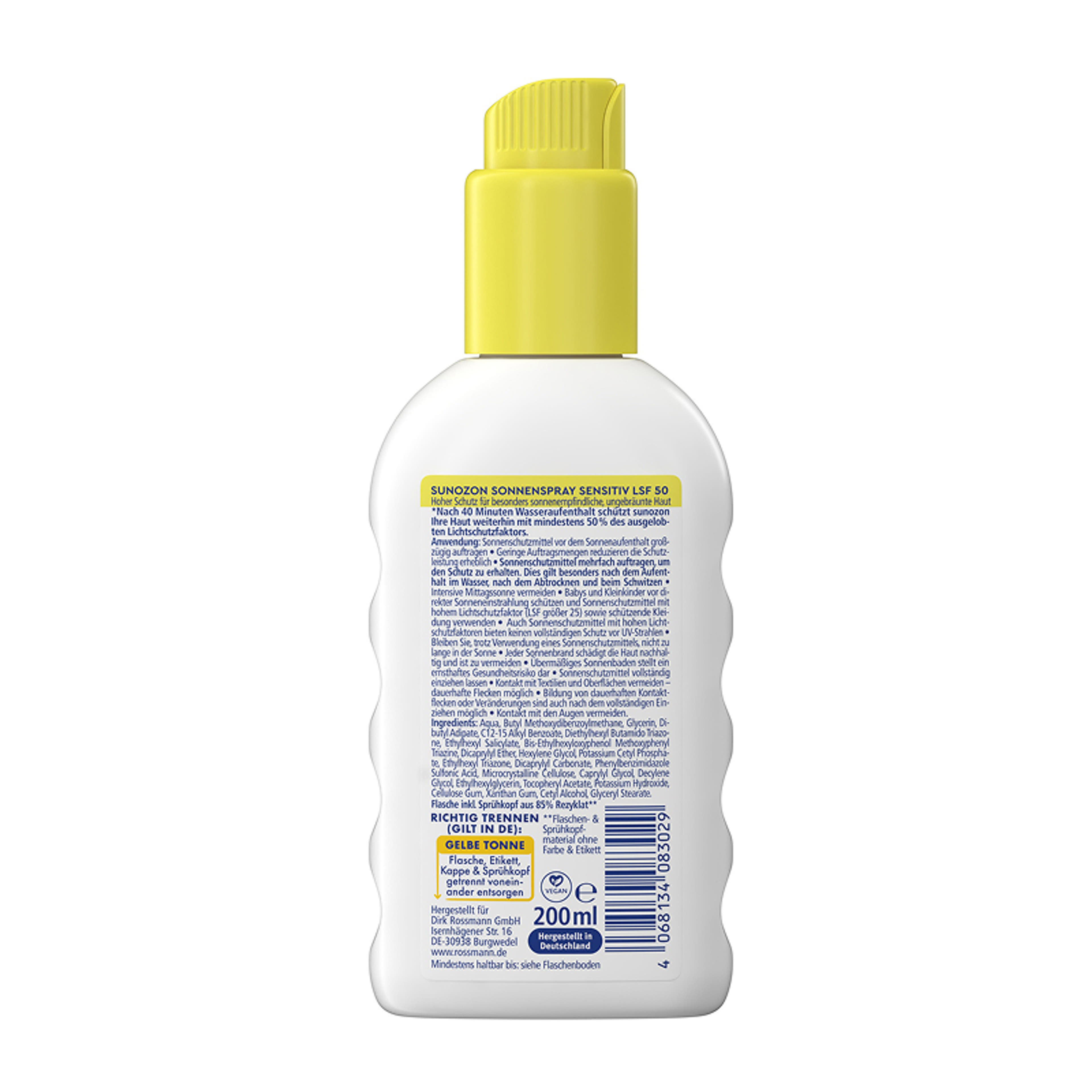 Sunozon napspray F50 - 200 ml-2