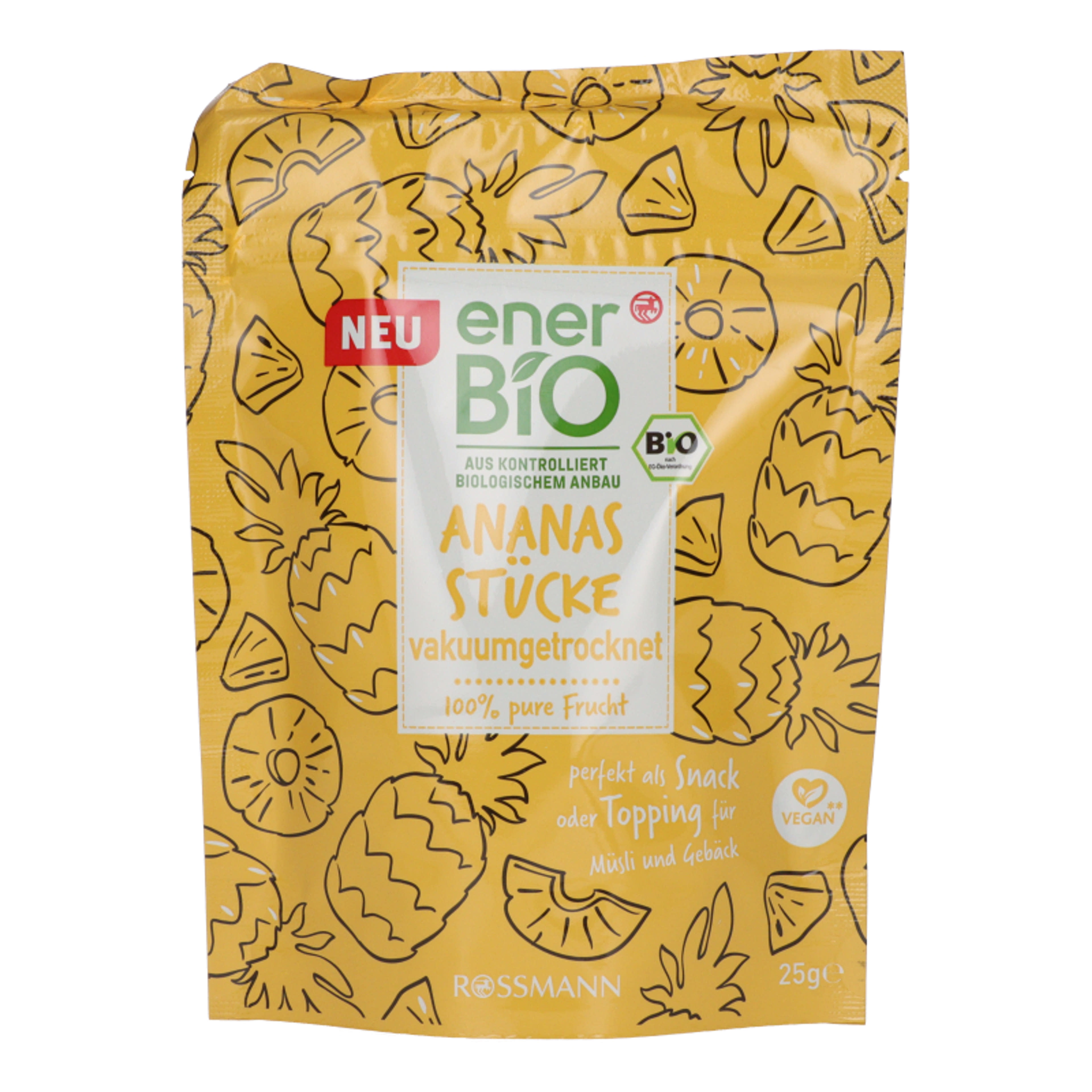 Ener-Bio ananász szeletek - 25 g-1