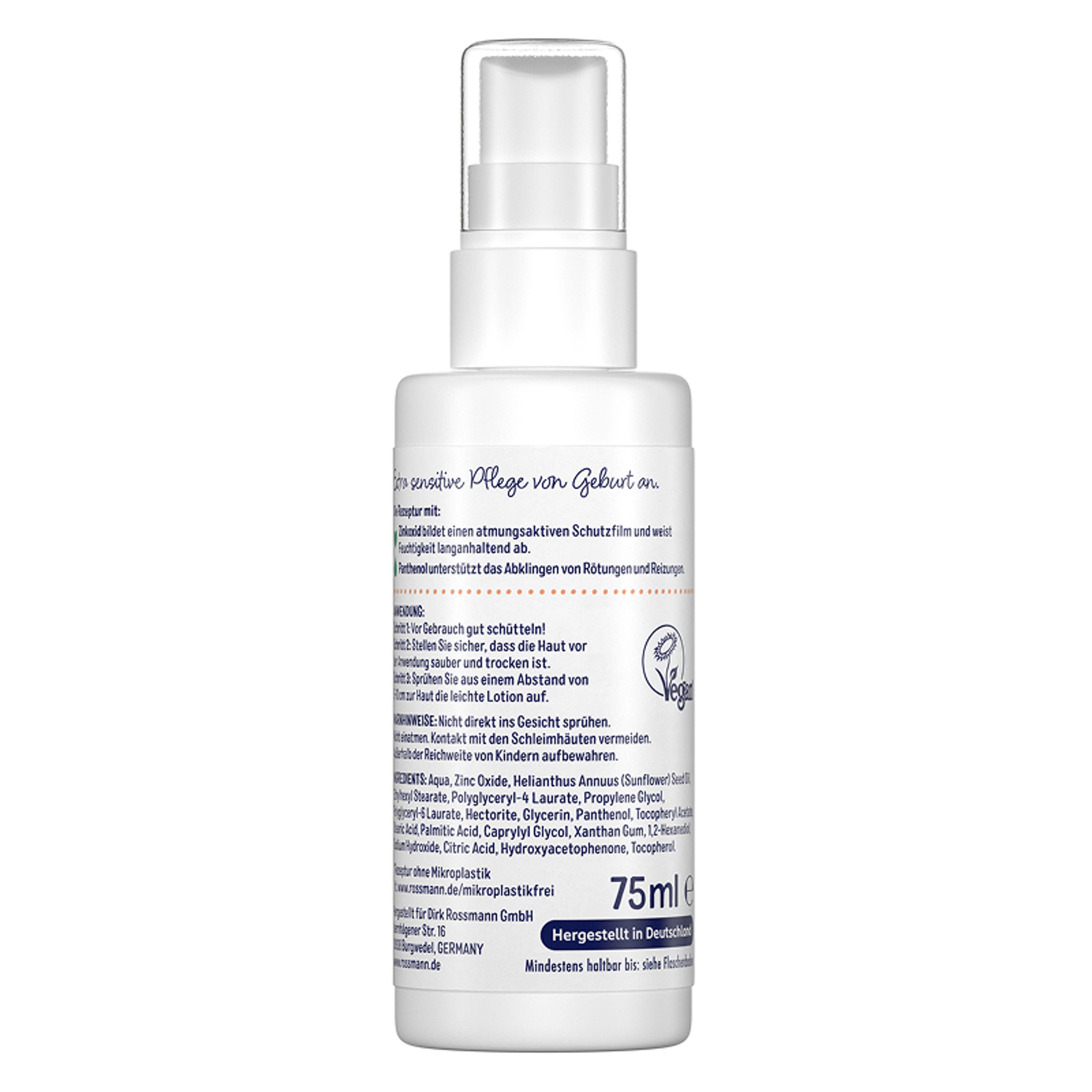 Babydream Extra Sensititve bőrvédő spray - 75 ml-4