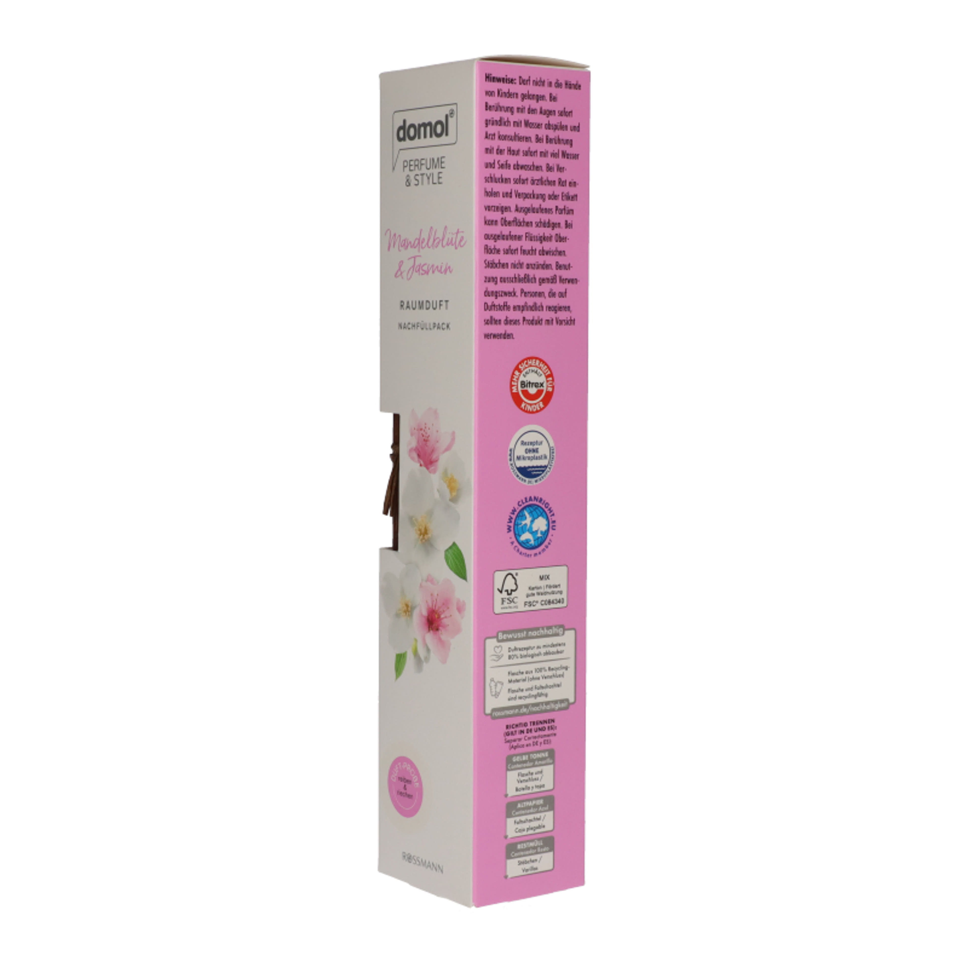 Domol pálcás illatosító mandulavirág és jázmin illattal - 90 ml-2