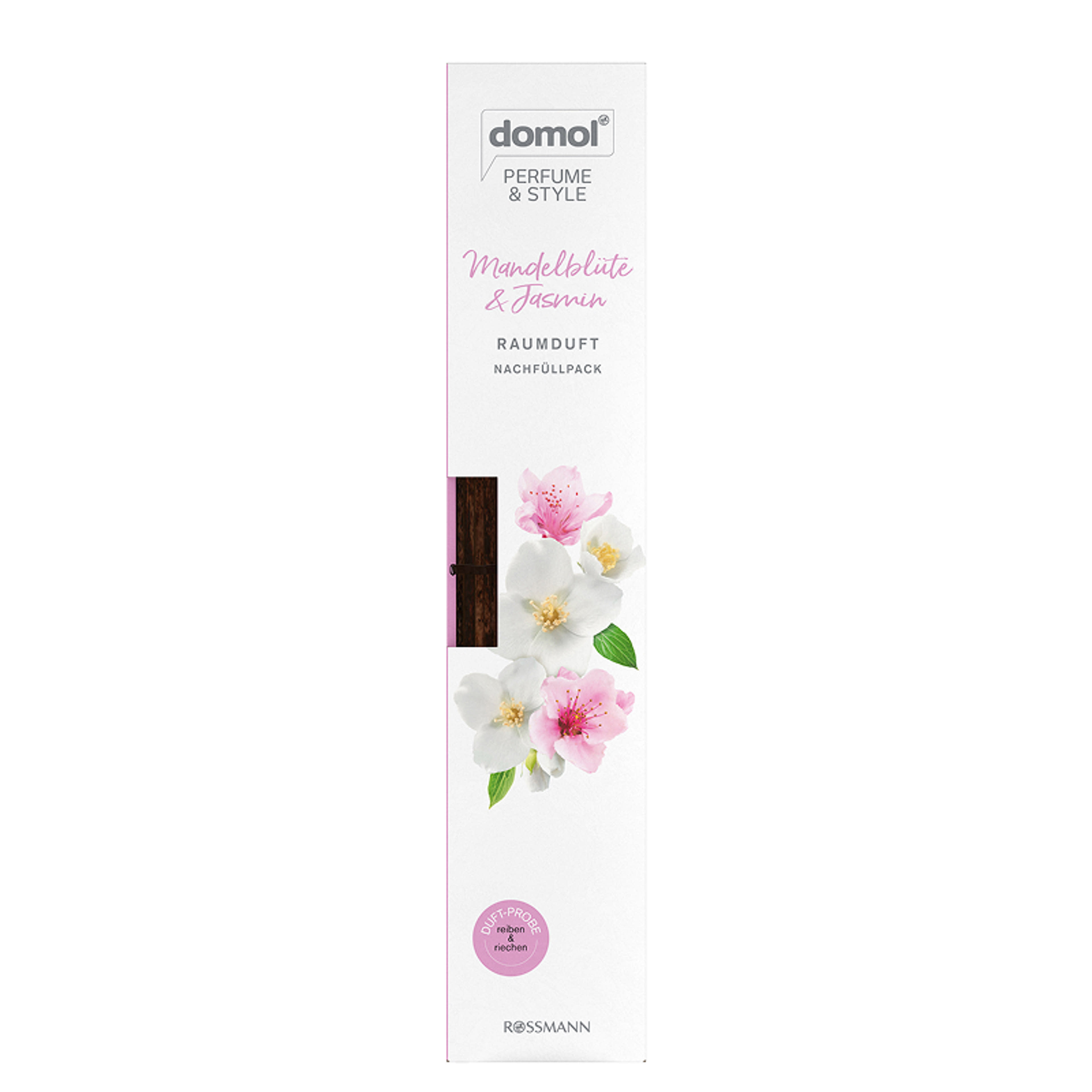 Domol Perfume & Style pálcás illatosító utántöltő mandulavirág és jázmin illattal - 90 ml