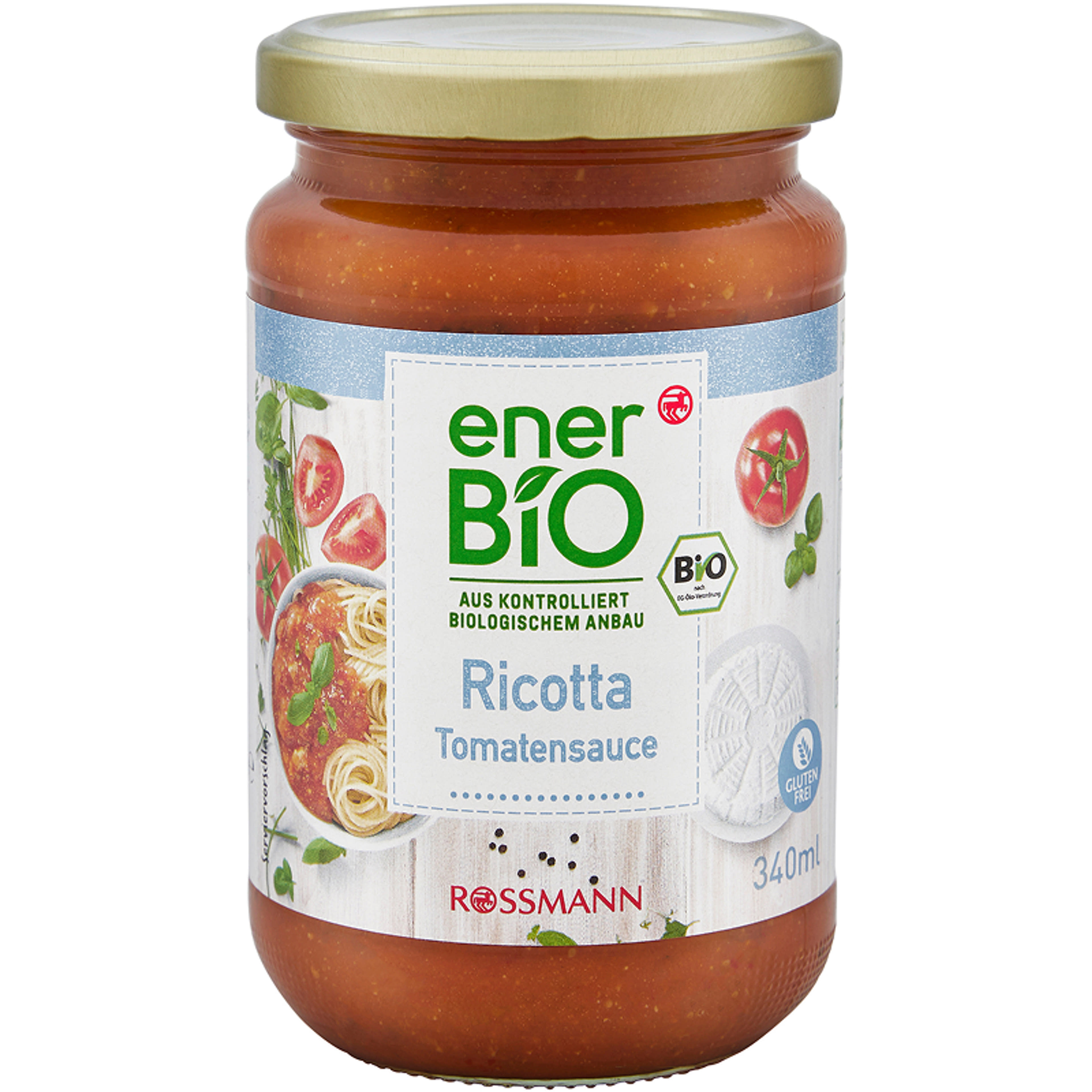 Ener-bio paradicsomszószos ricotta - 340 ml-1