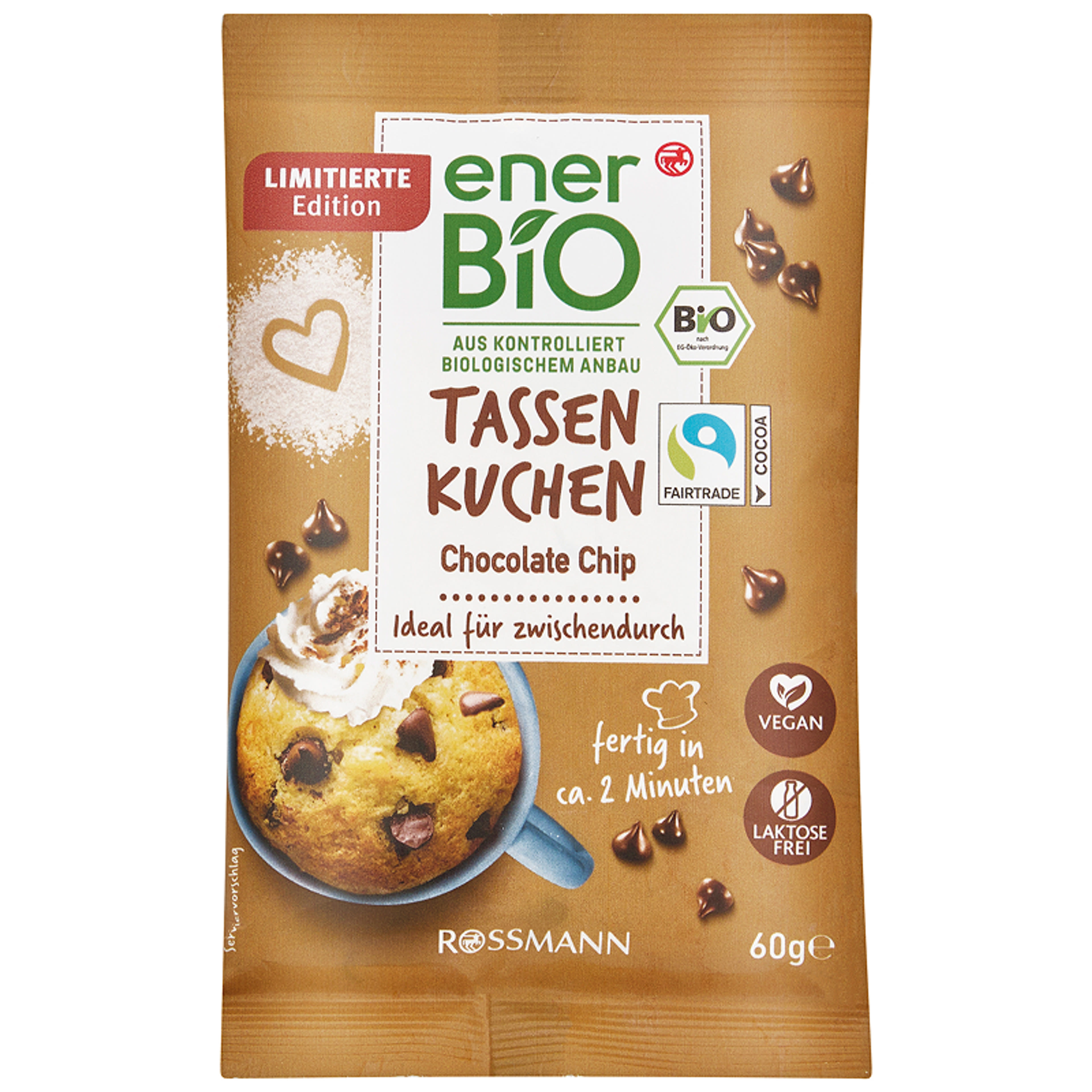 Ener-bio bögresüti étcsokoládé darabokkal - 6 g-1