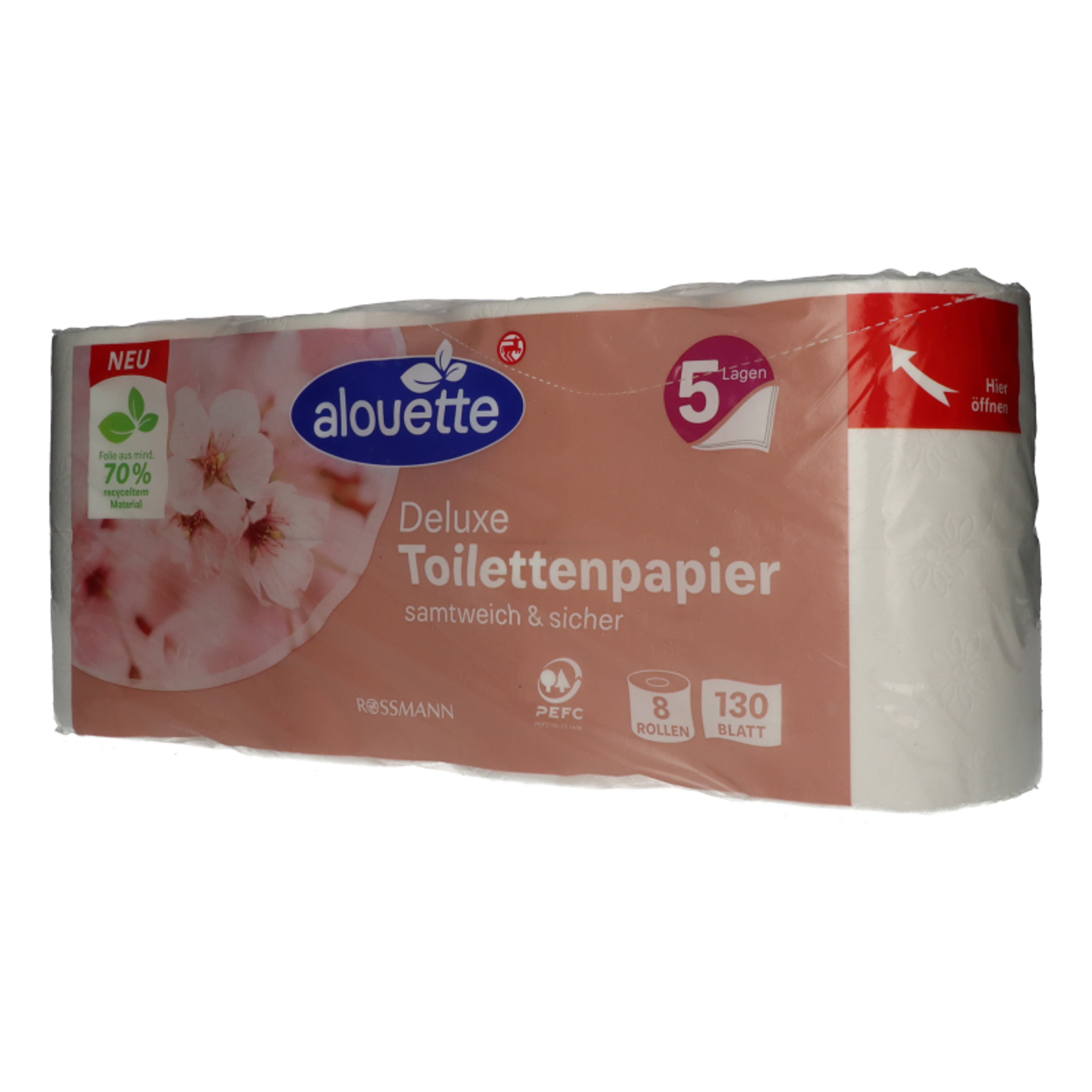 Alouette Deluxe toalettpapír 5 rétegű - 8 db-2