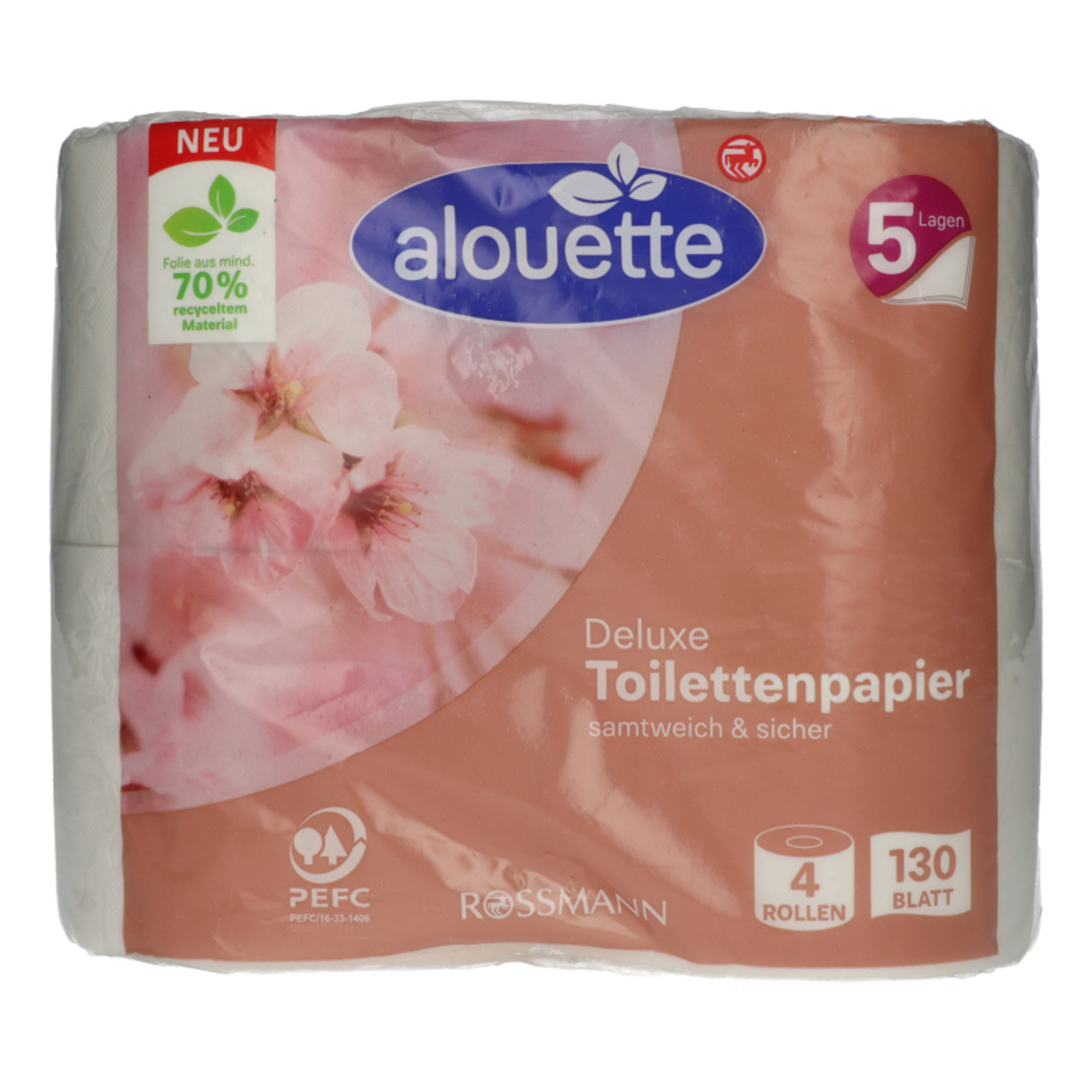 Alouette Deluxe toalettpapír 5 rétegű - 4 db