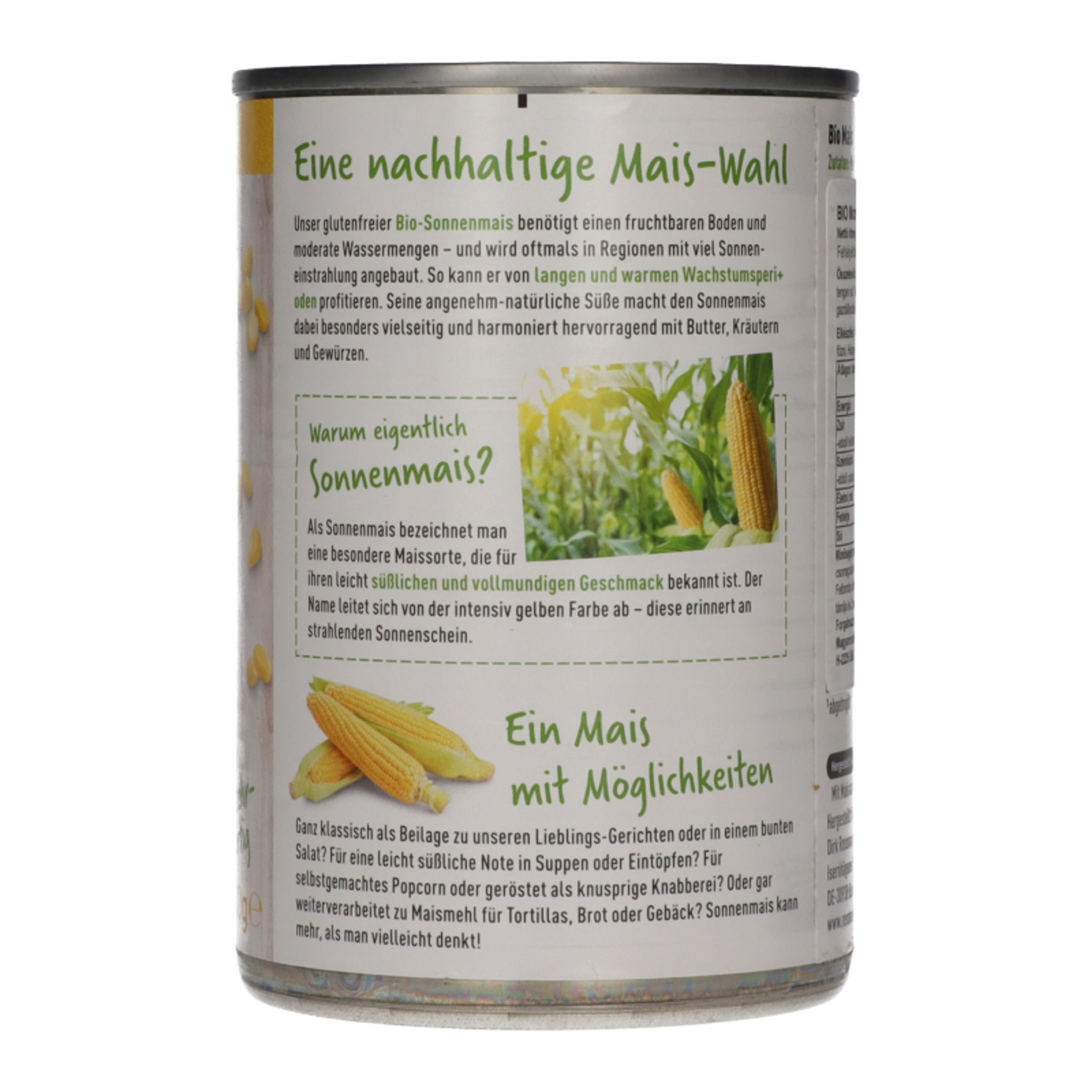 Ener-bio mozsolt kukorica - 400 g-2