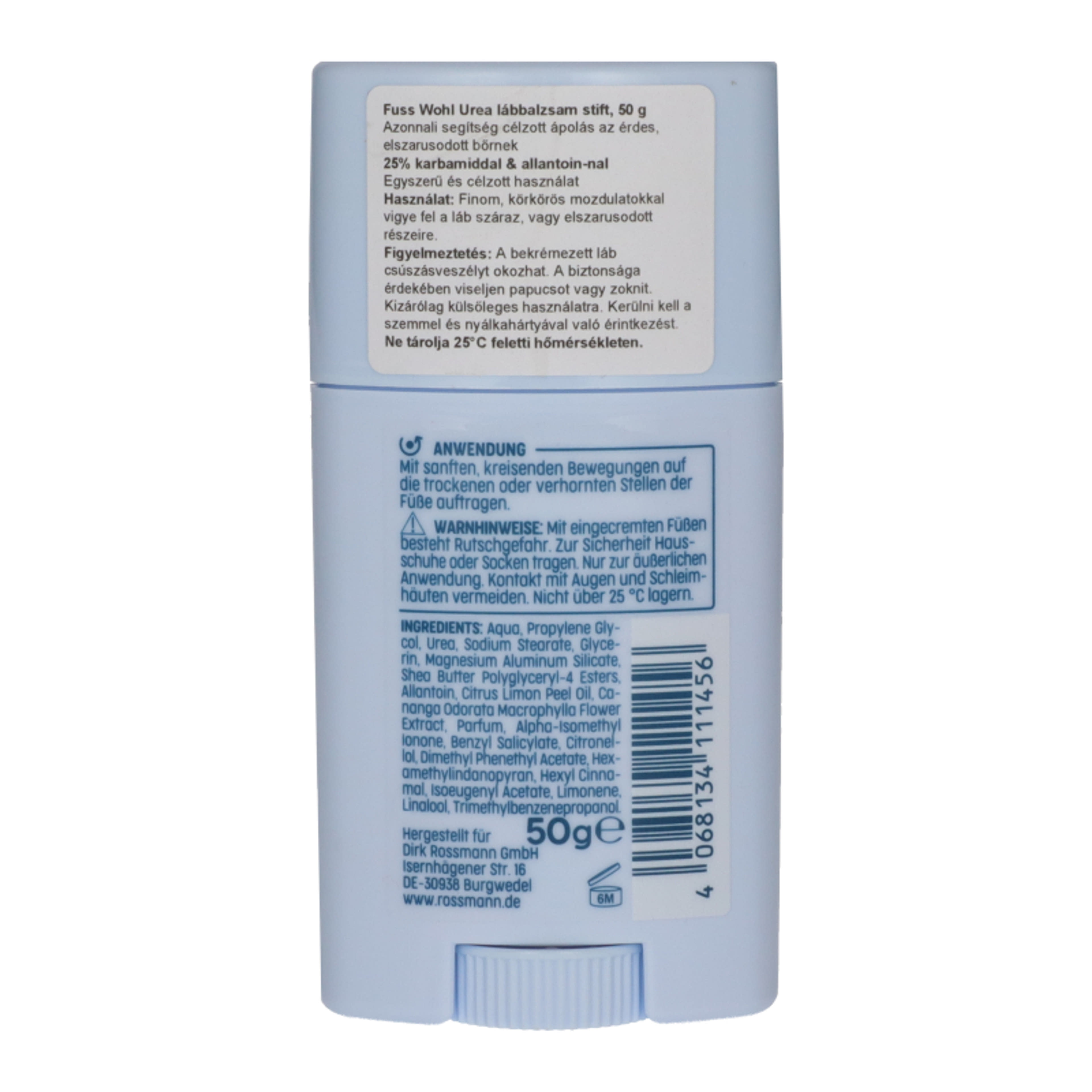 Fuss Wohl urea lábbalzsam stick - 1db-2