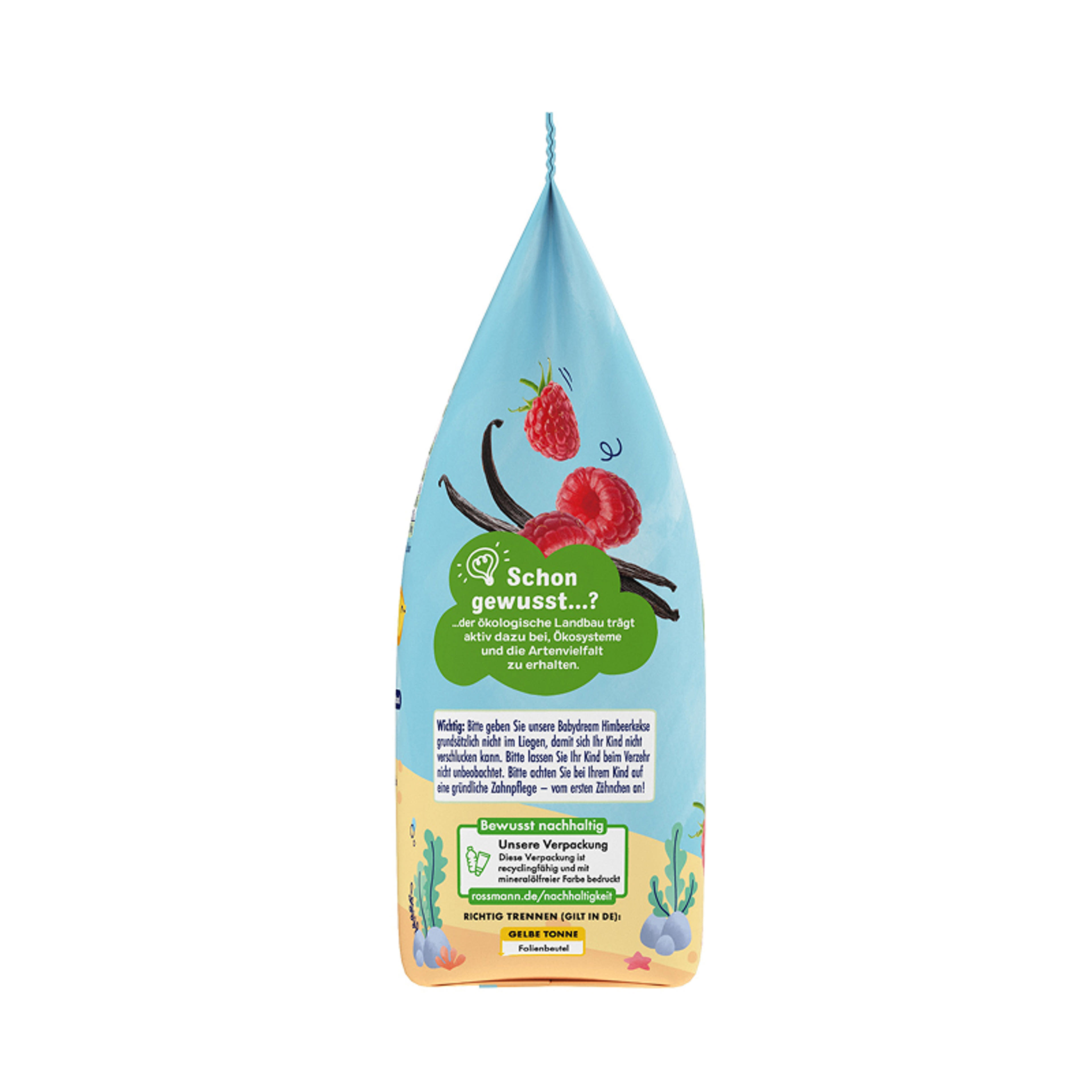 Babydream vaníliás-málnás keksz - 125g-4