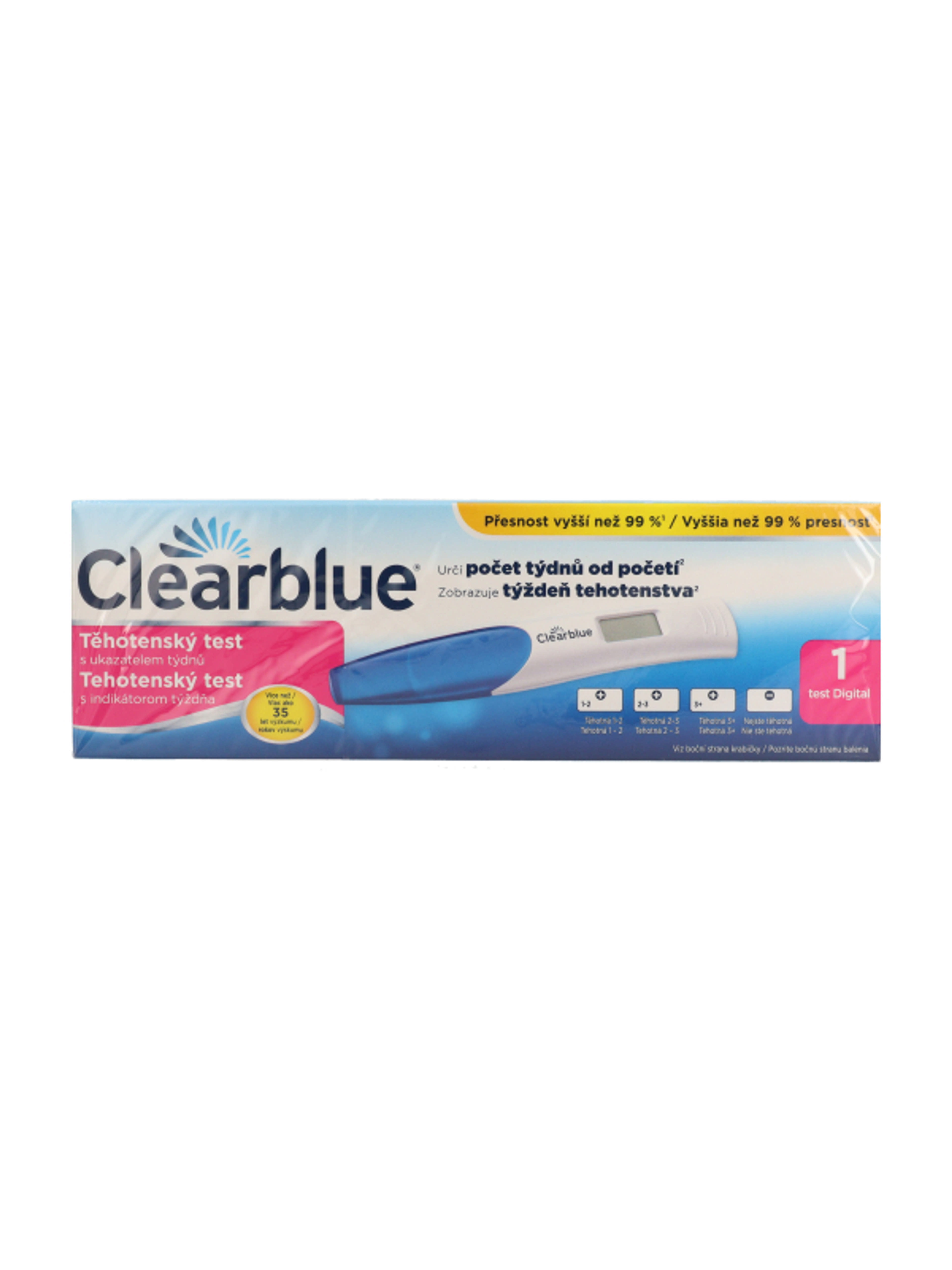 Clearblue Digitális terhességi teszt fogamzásjelzovel - 1 db-2
