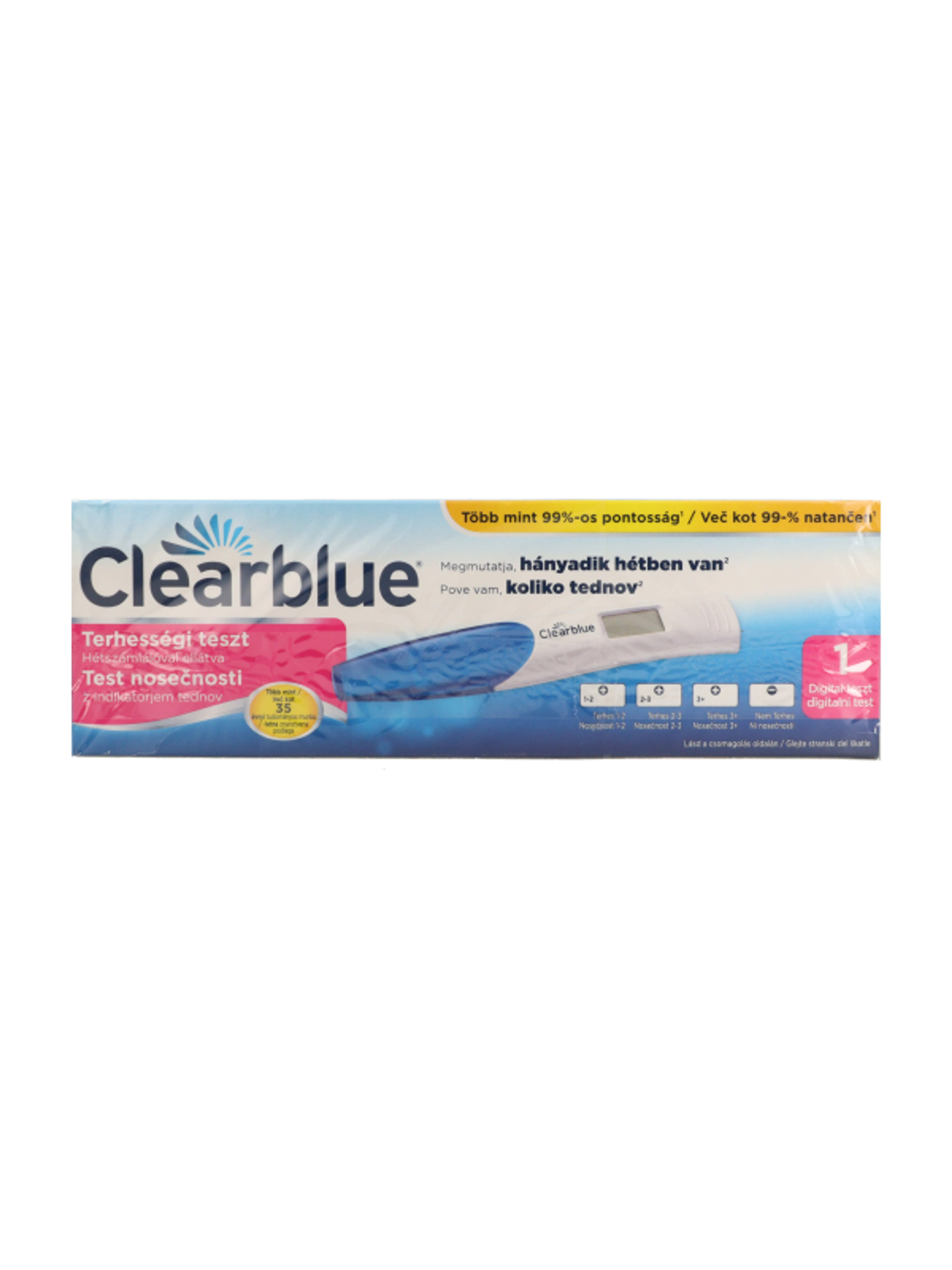 Clearblue Digitális terhességi teszt fogamzásjelzovel - 1 db-4