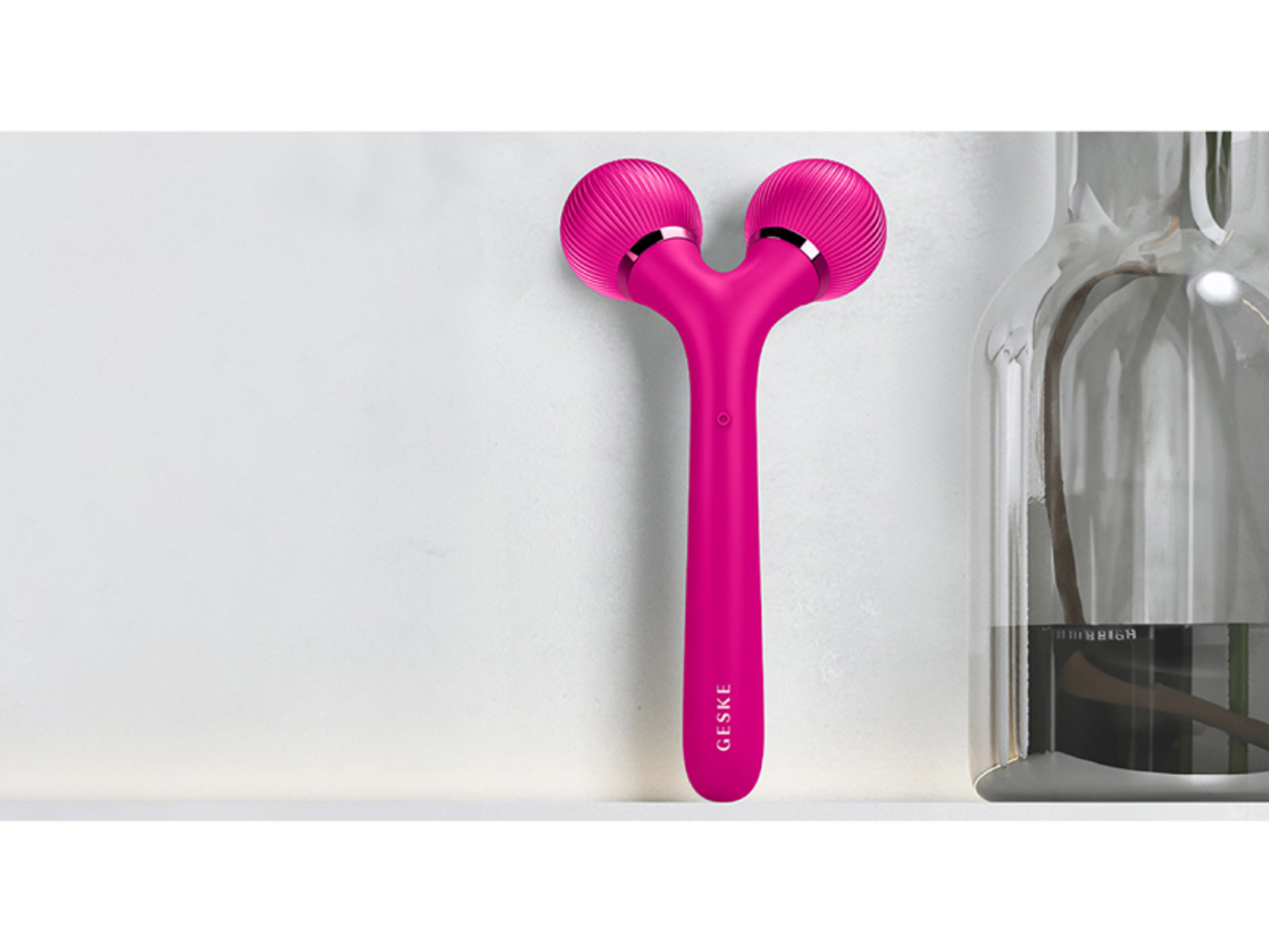 Geske mikrotűs arc és test henger 4in1 /magenta - 1 db-6