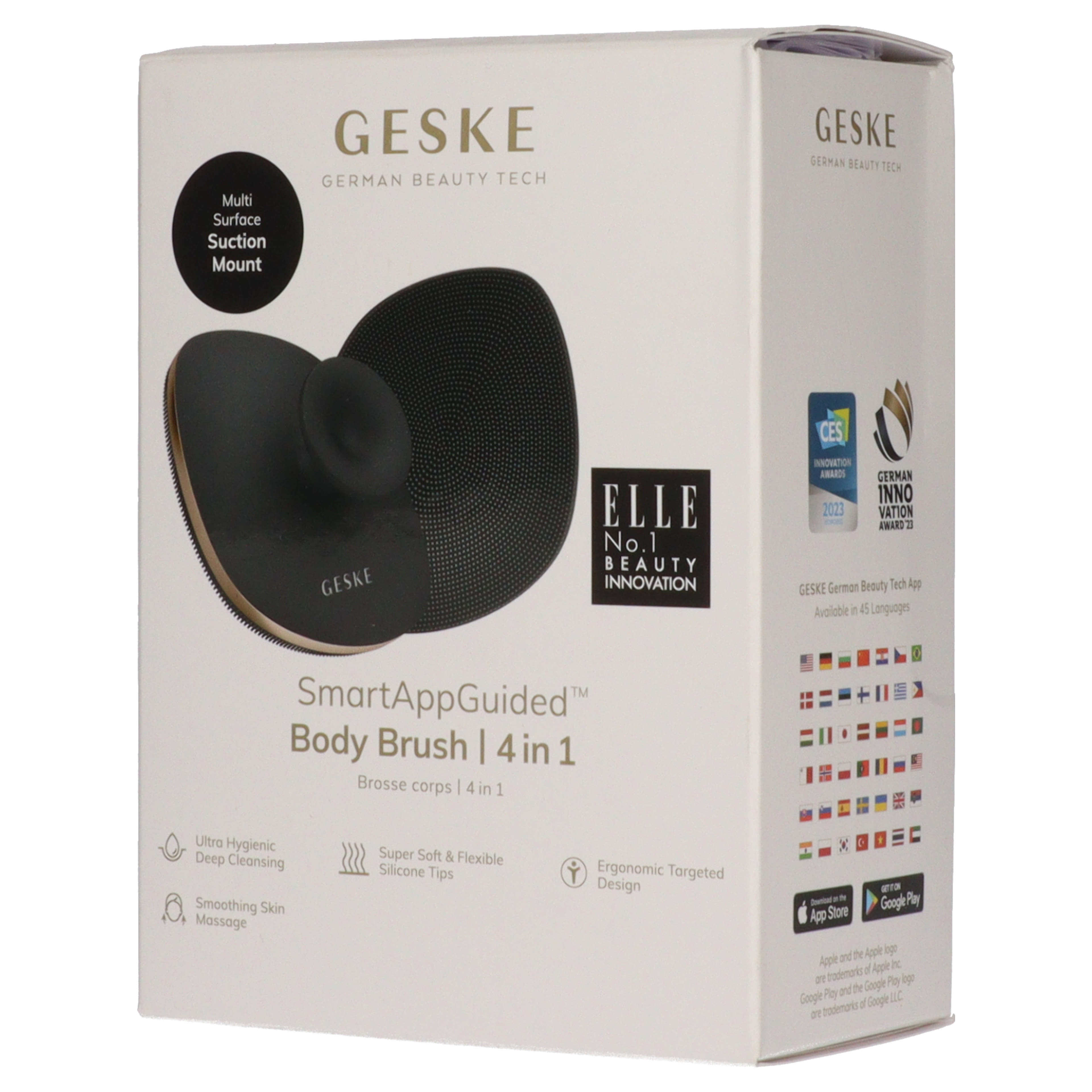 Geske 4 in 1 vízálló testkefe /szürke - 1 db-2